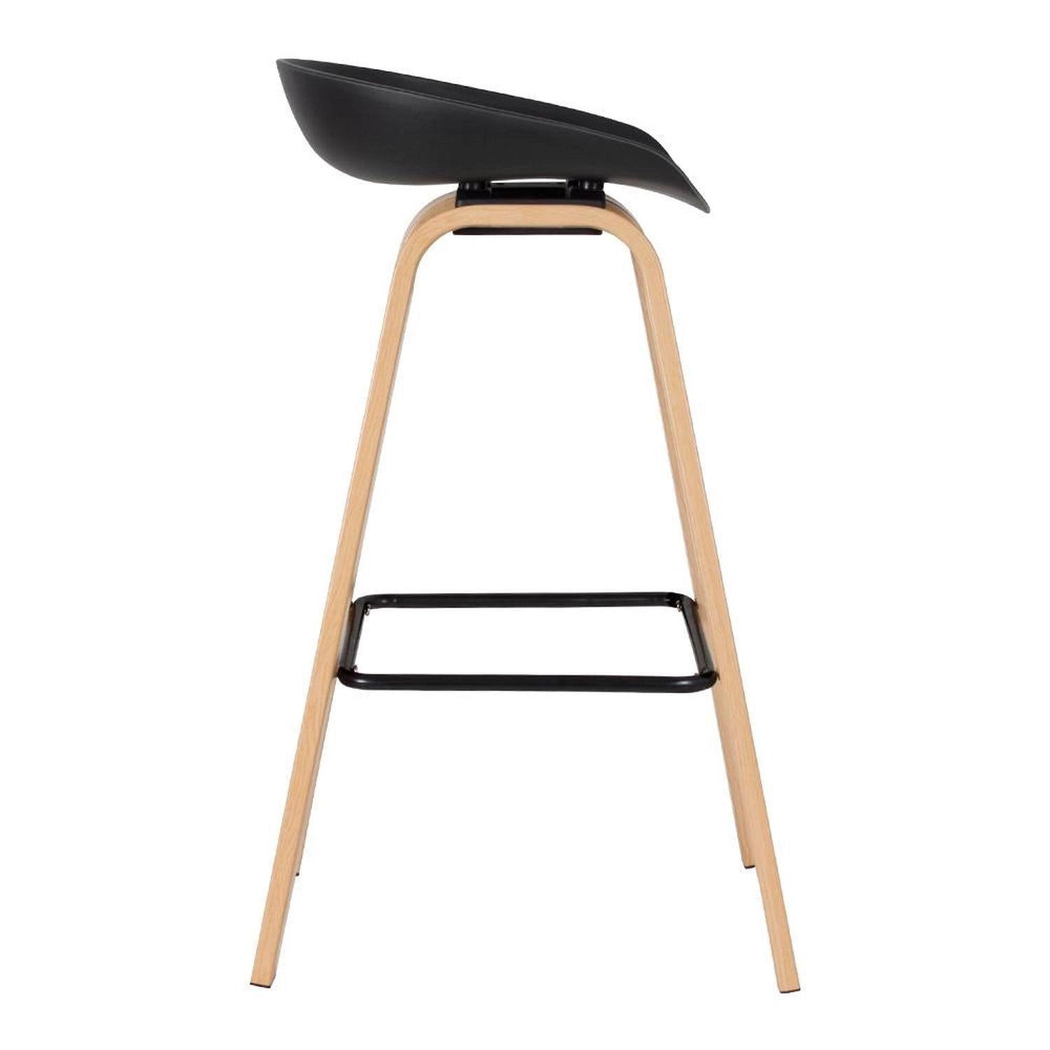 Taburete Viggo 75cm Negro | Asiento Cómodo | Estilo Nórdico-3