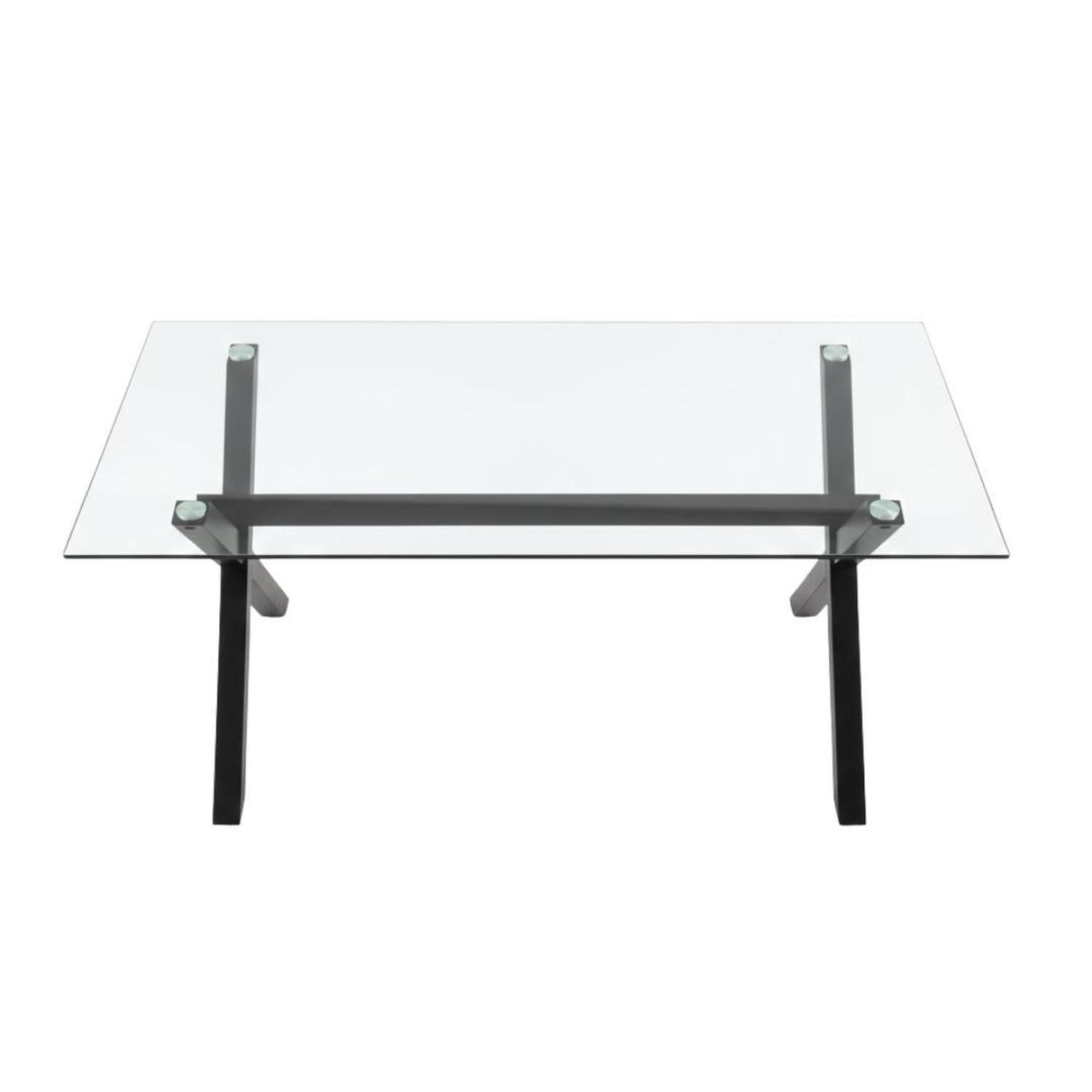 Mesa Rectangular Xinia 160x90 cm | Metal Negro-2
