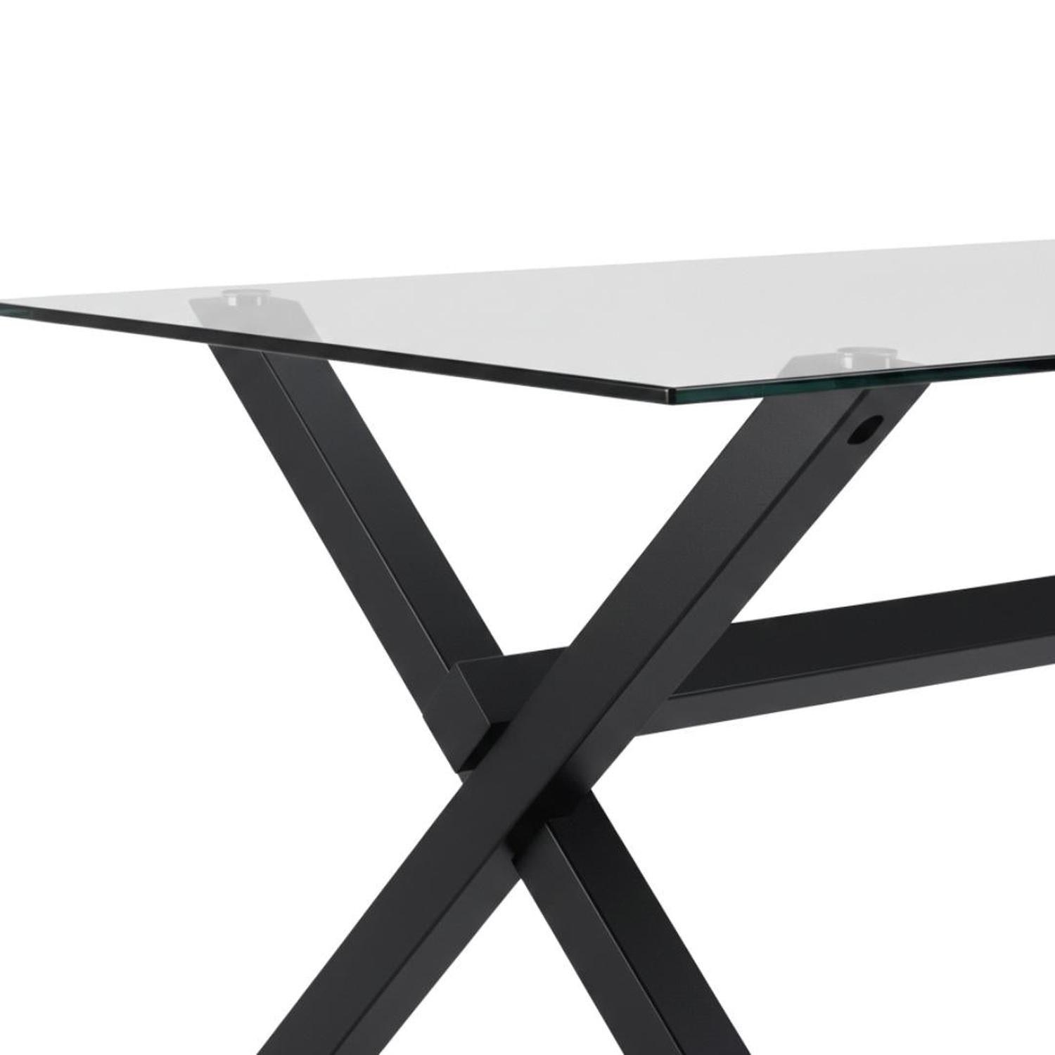 Mesa Rectangular Xinia 160x90 cm | Metal Negro-4