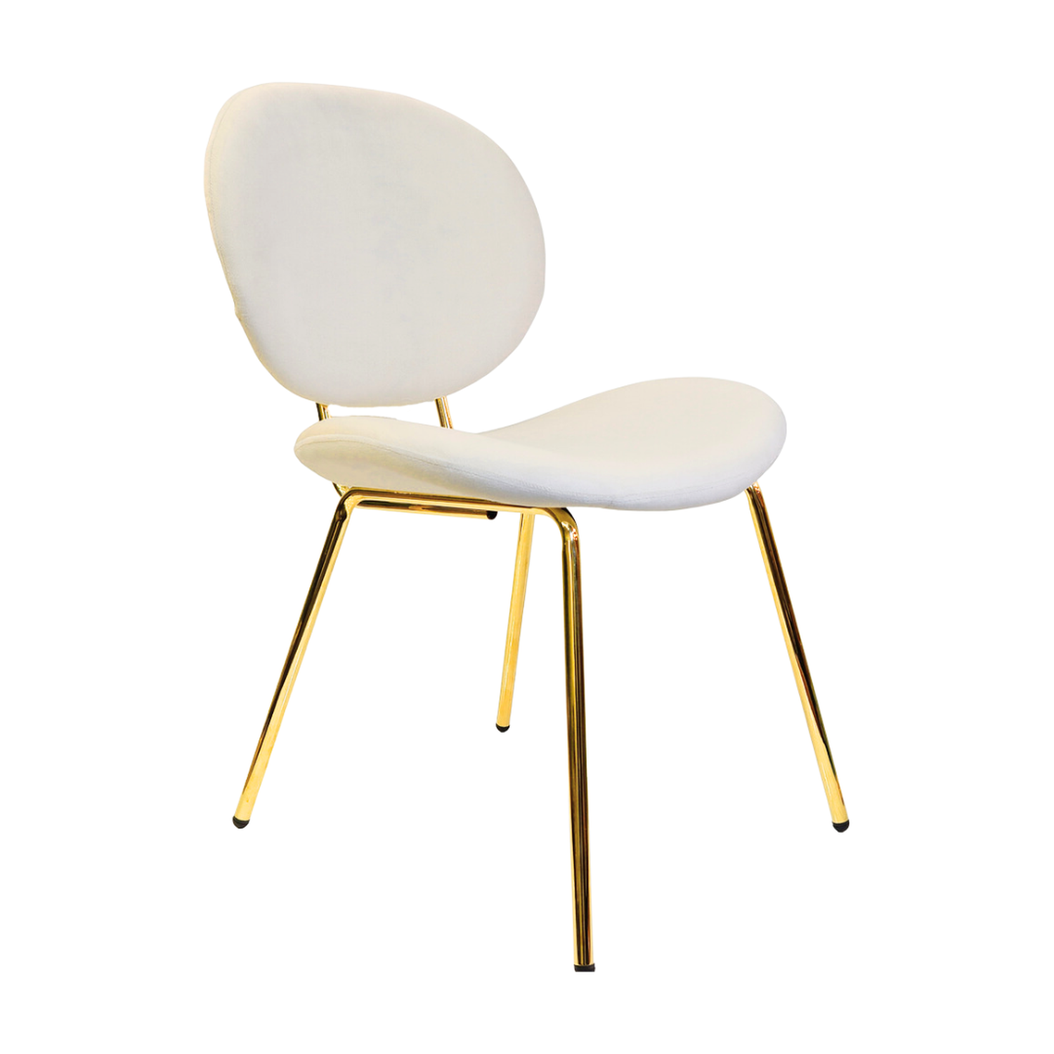 Pack 4 Sillón Angelica Velvet Beige | Sala, Dormitorio u Oficina-3
