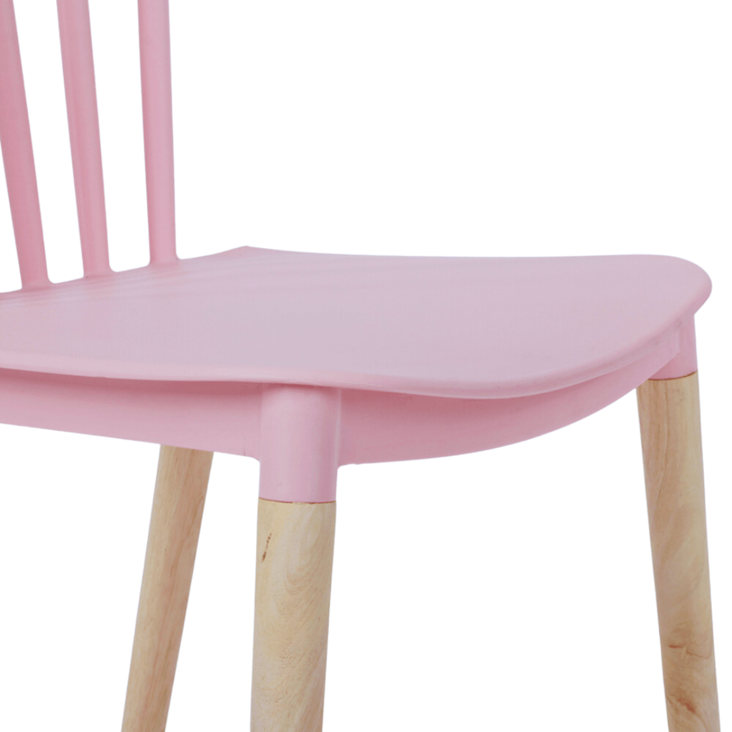 Pack 4 Silla Windsor Rosada | Moderna & Resistente-2
