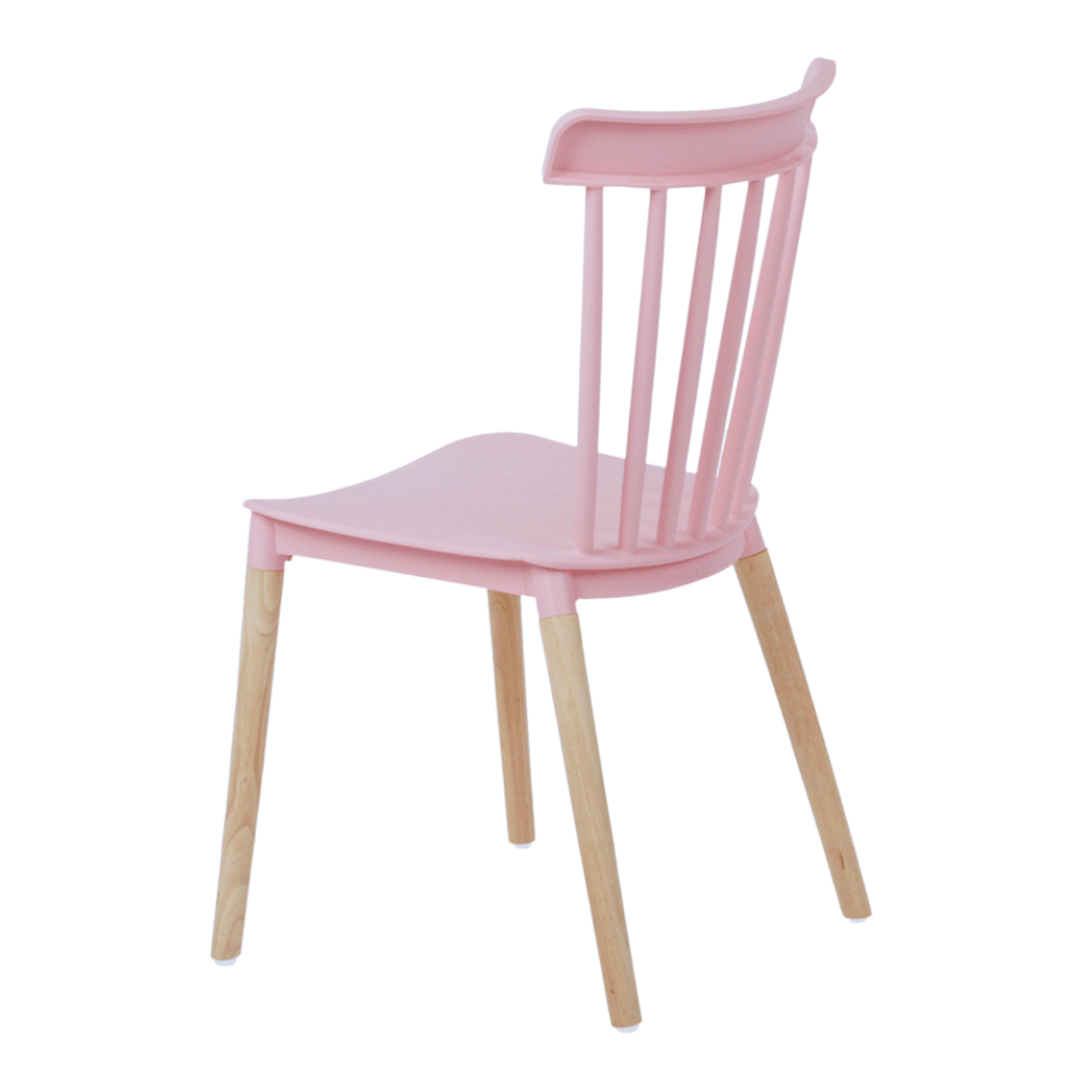 Pack 4 Silla Windsor Rosada | Moderna & Resistente-5