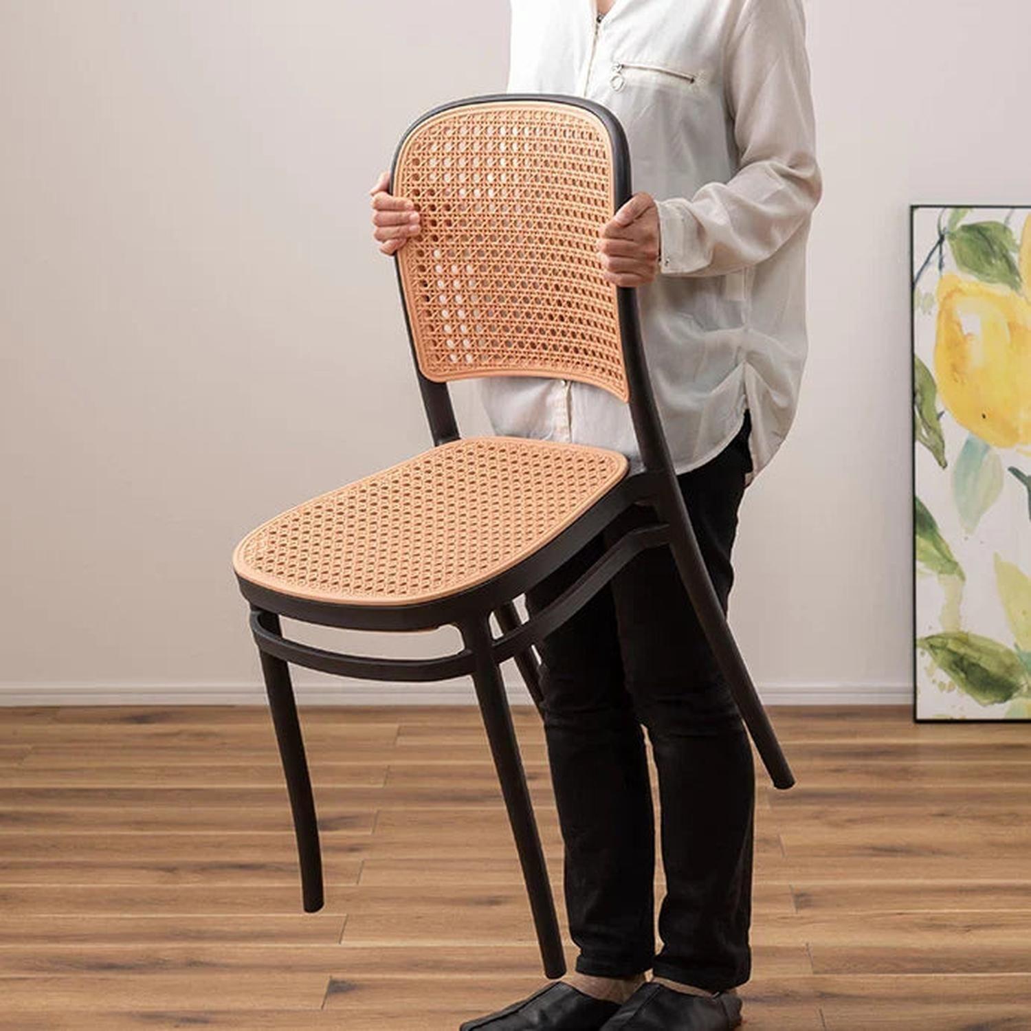 Pack 4 Silla Montana Negra | Resistente para Interior y Exterior-6