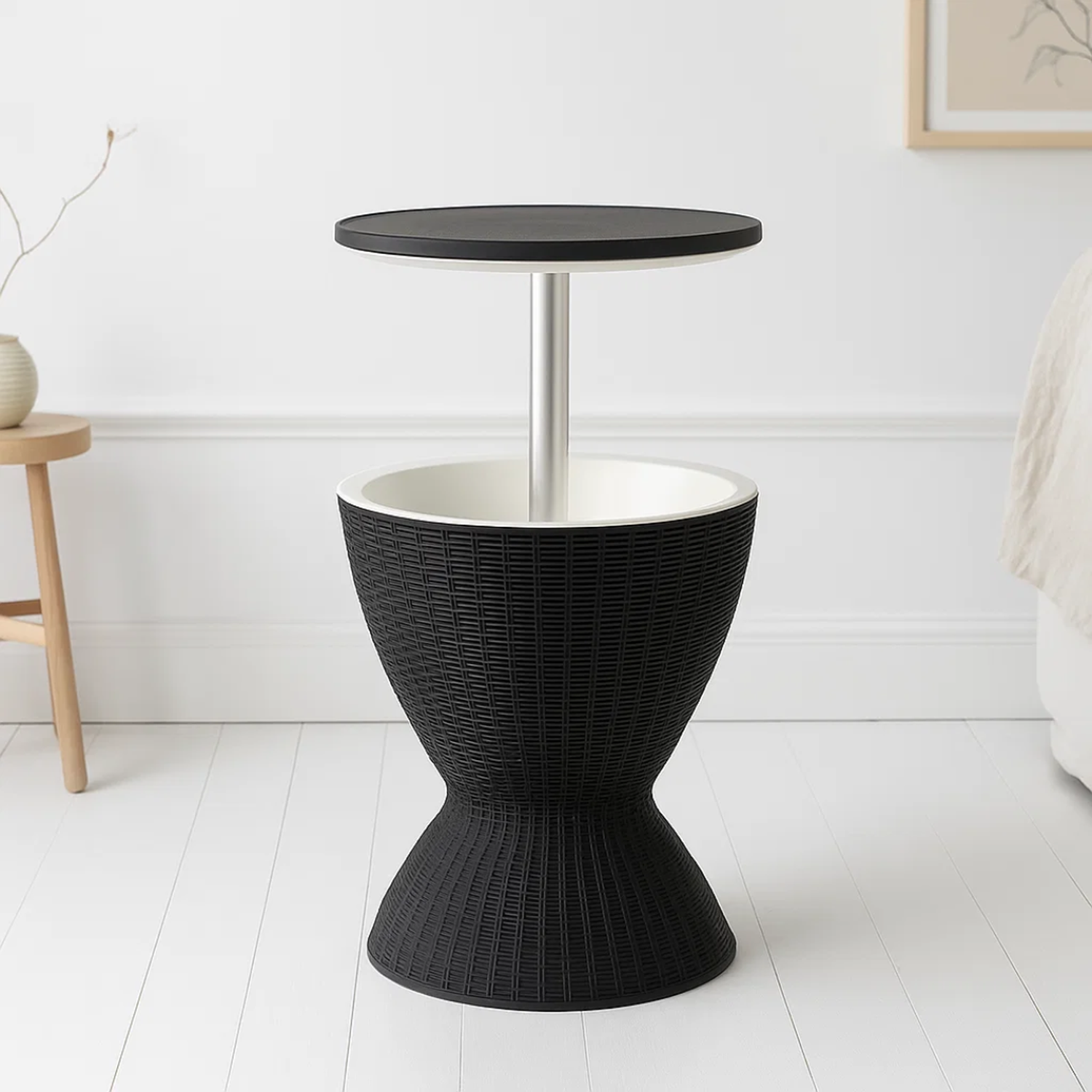 Mesa Cooler Yarra | Rattan Sintético | Regulable para Terraza y Bar-0