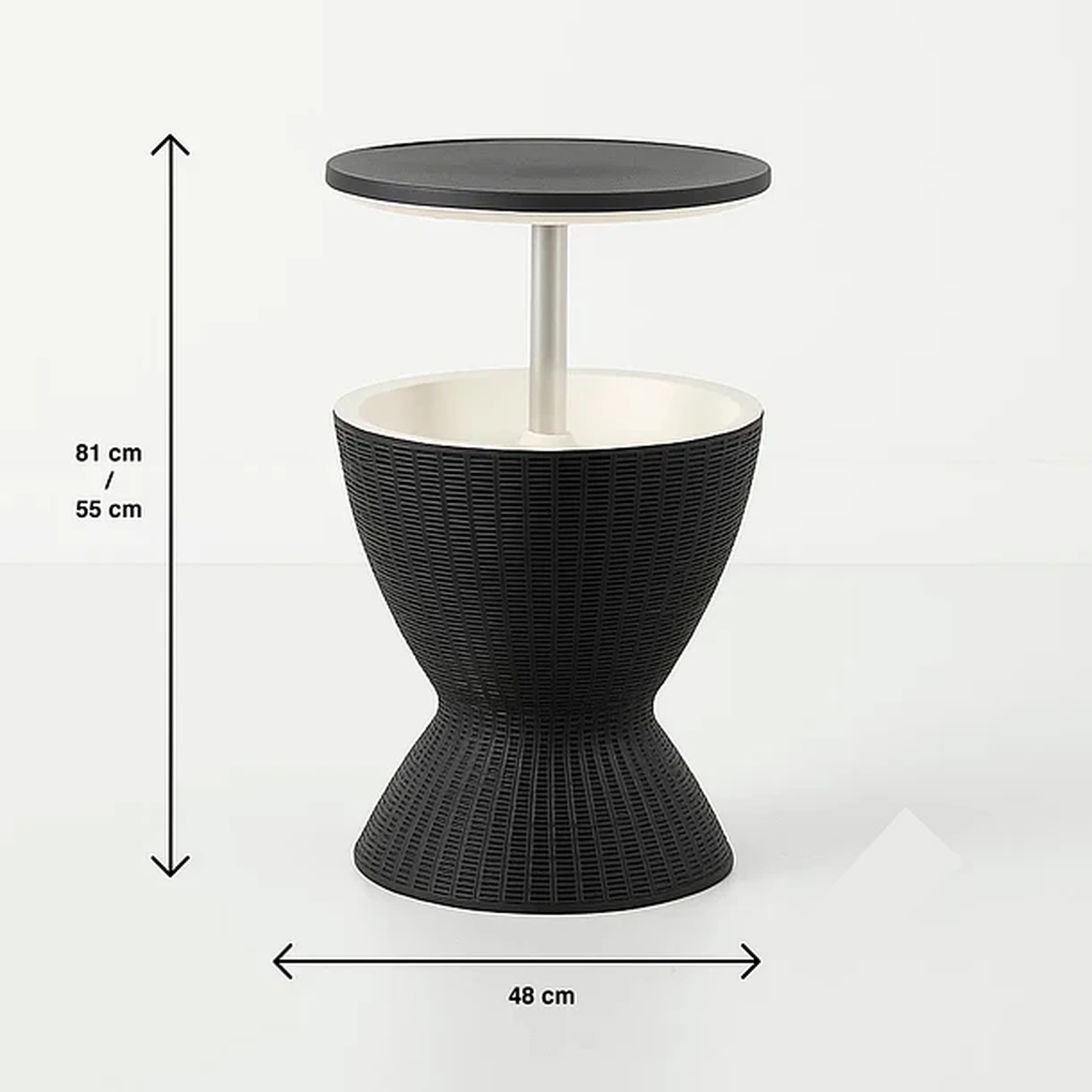 Mesa Cooler Yarra | Rattan Sintético | Regulable para Terraza y Bar-6