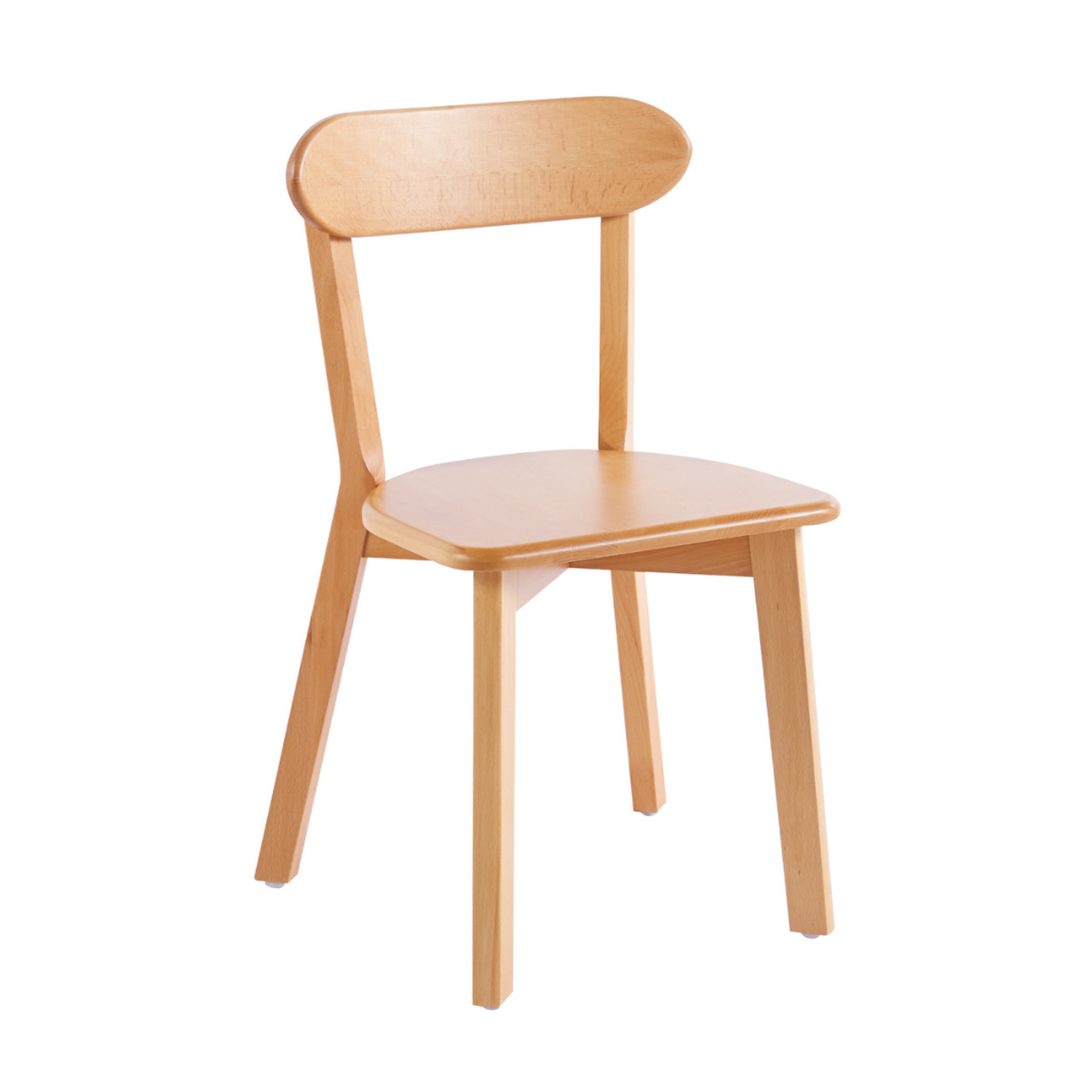 Pack 2 Silla Fresno | Madera Natural | Moderna y Duradera-2