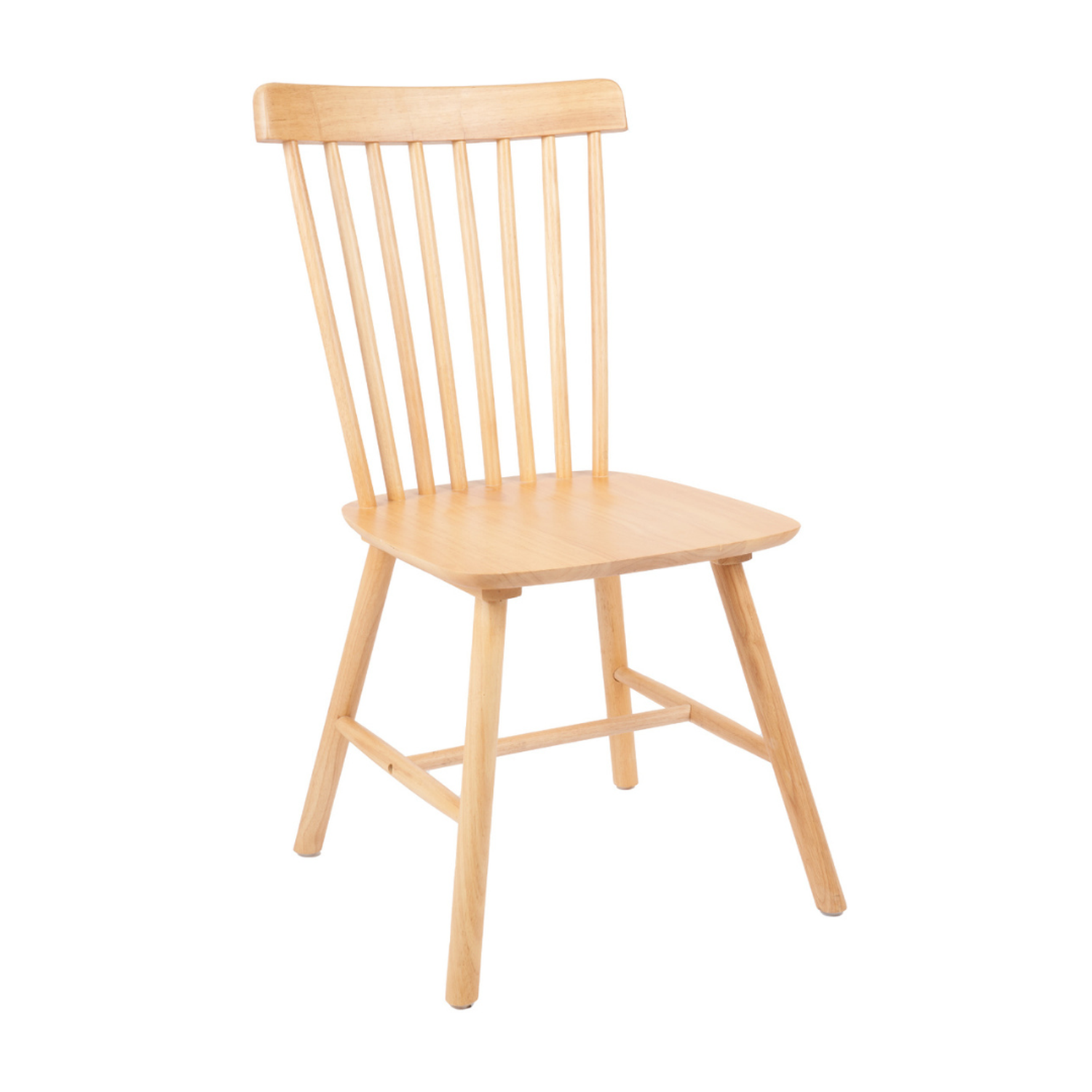 Pack 4 Silla Windsor | Madera Natural | Moderna y Duradera-5