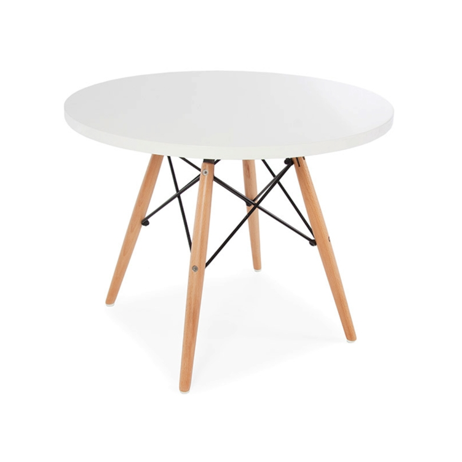 Mesa Lateral Eames - Diseño Nórdico, Pequeña y Resistente-0