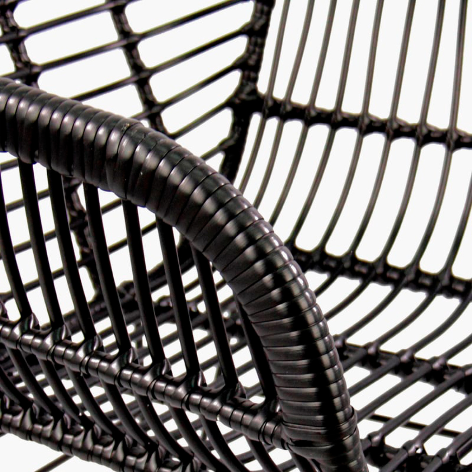 Pack 4 Butacas Grecia | Diseño en Rattan Negro-3