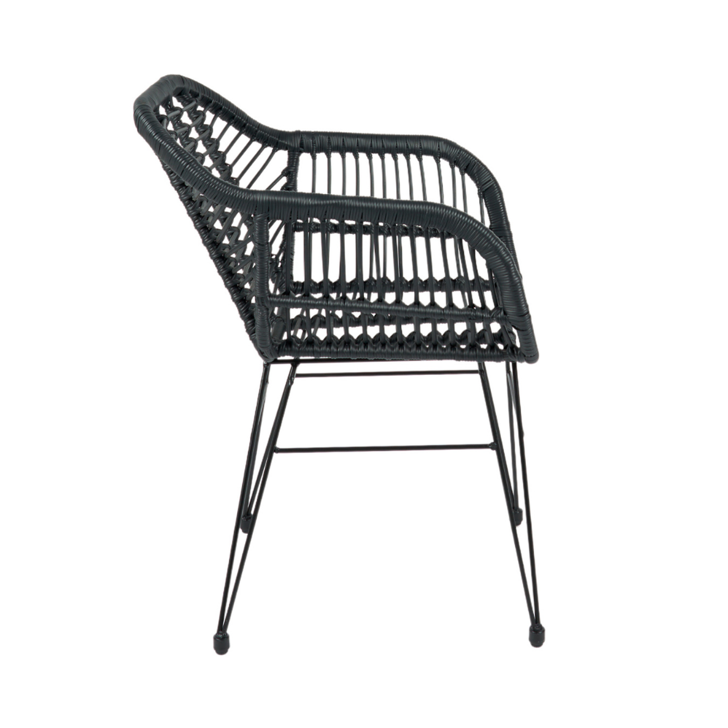 Pack 4 Butacas Grecia | Diseño en Rattan Negro-6