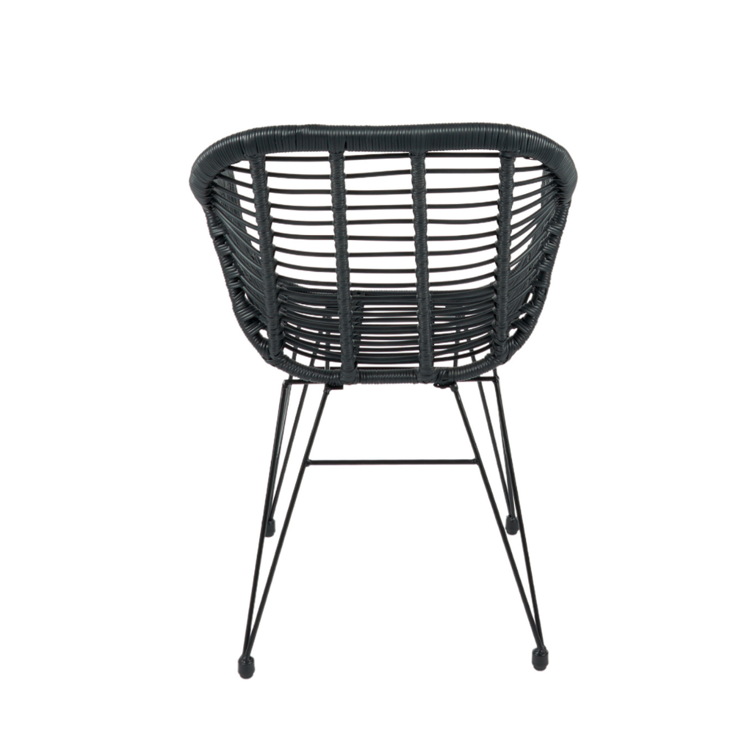 Pack 4 Butacas Grecia | Diseño en Rattan Negro-7