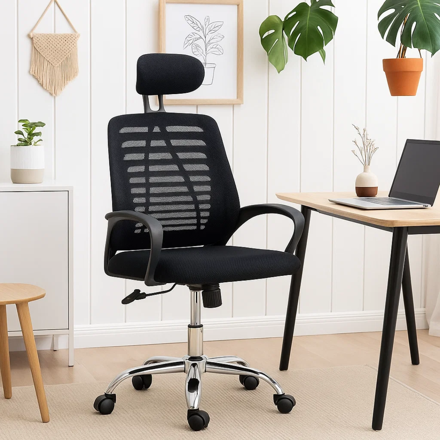 Silla Oficina Ergonómica Ruler | Malla Transpirable y Soporte Lumbar-0
