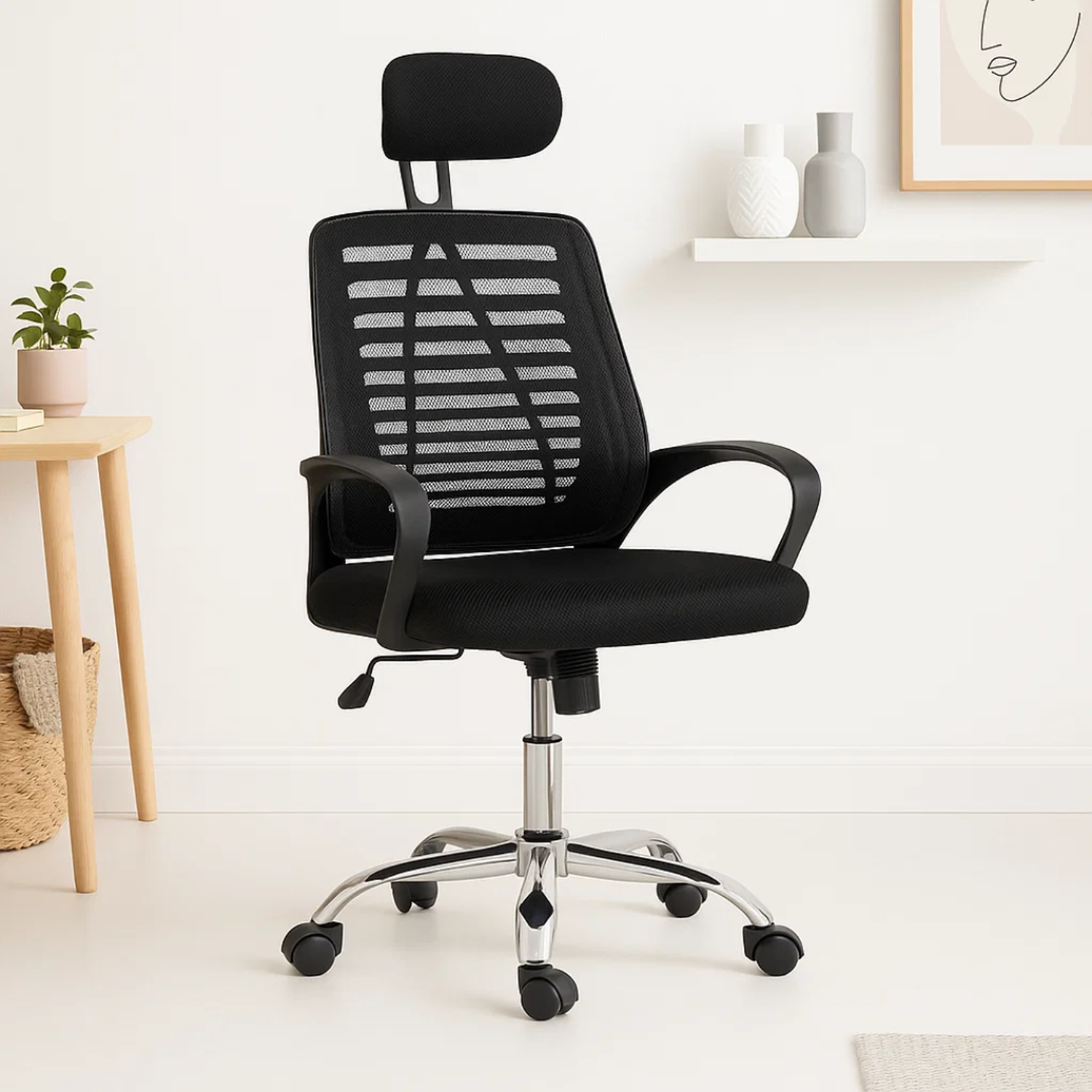 Silla Oficina Ergonómica Ruler | Malla Transpirable y Soporte Lumbar-2