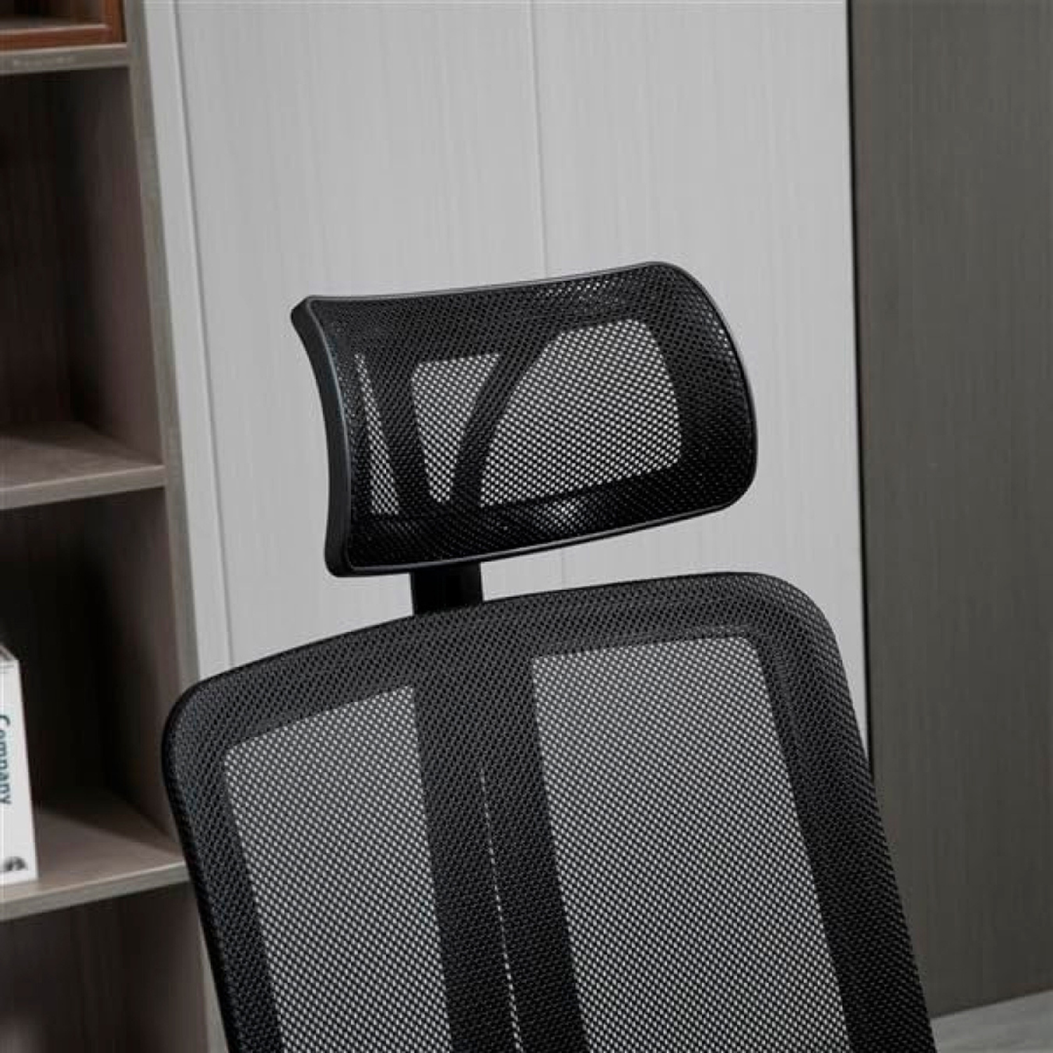 Silla Oficina Ergonómica Flexa Negra | Apoyabrazos y Reposacabezas Ajustable-7