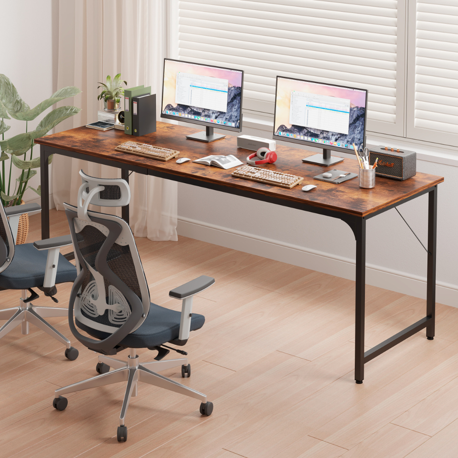 Escritorio Renzo 200cm | Amplio, Resistente, Personalizable-2