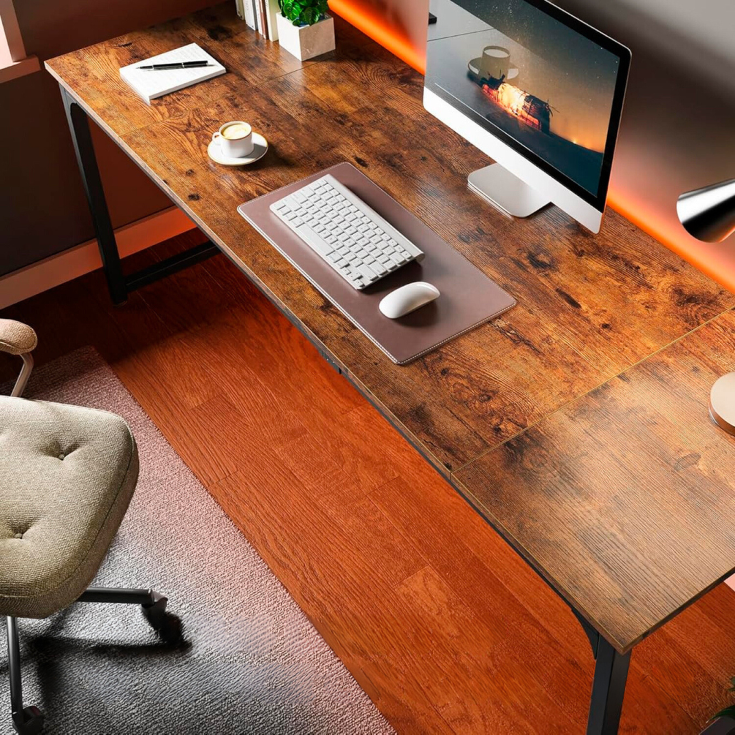 Escritorio Renzo 200cm | Amplio, Resistente, Personalizable-7