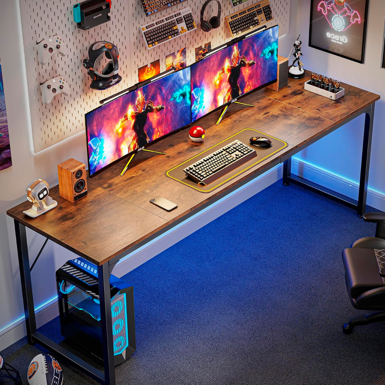 Escritorio Renzo 200cm | Amplio y Resistente-4