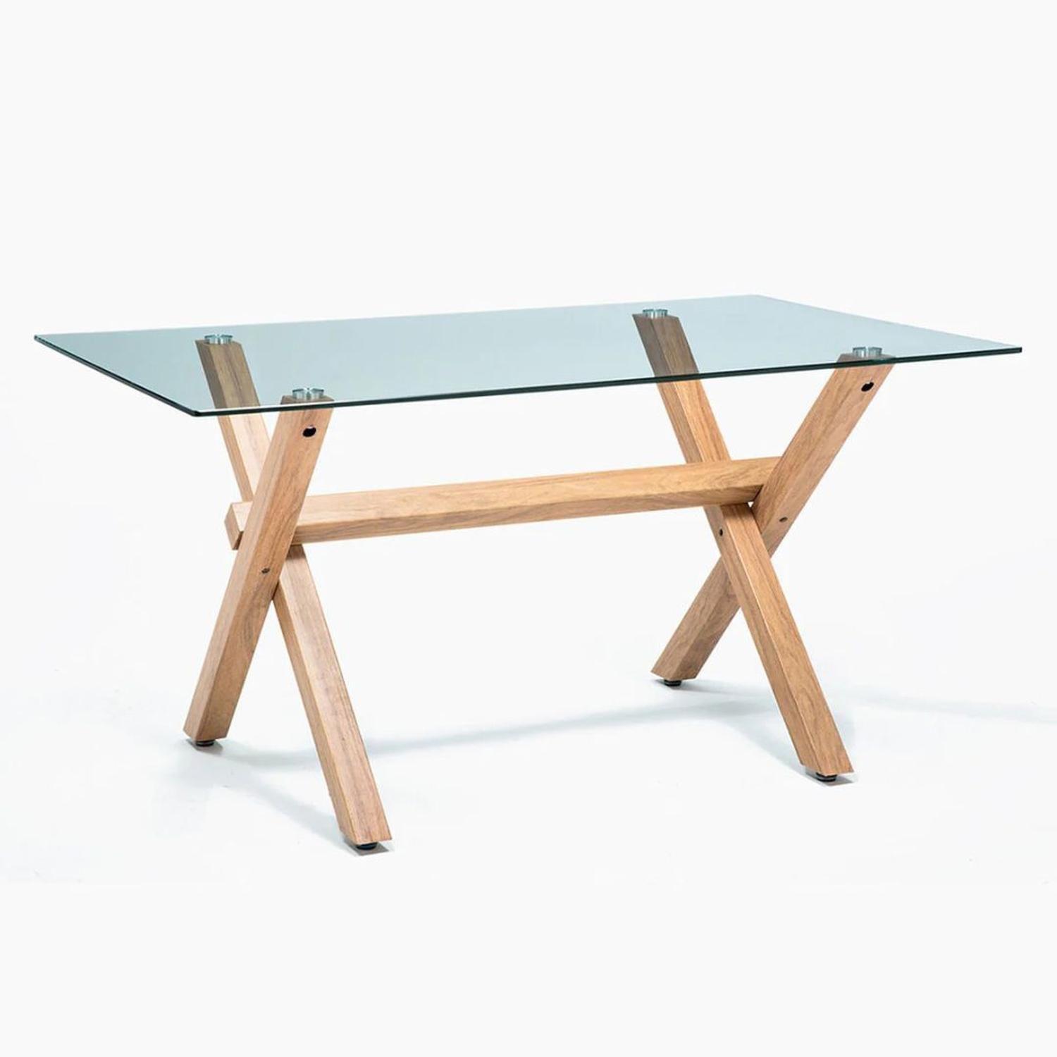 Mesa Rectangular Xinia 130x80 cm | Vidrio Templado-2