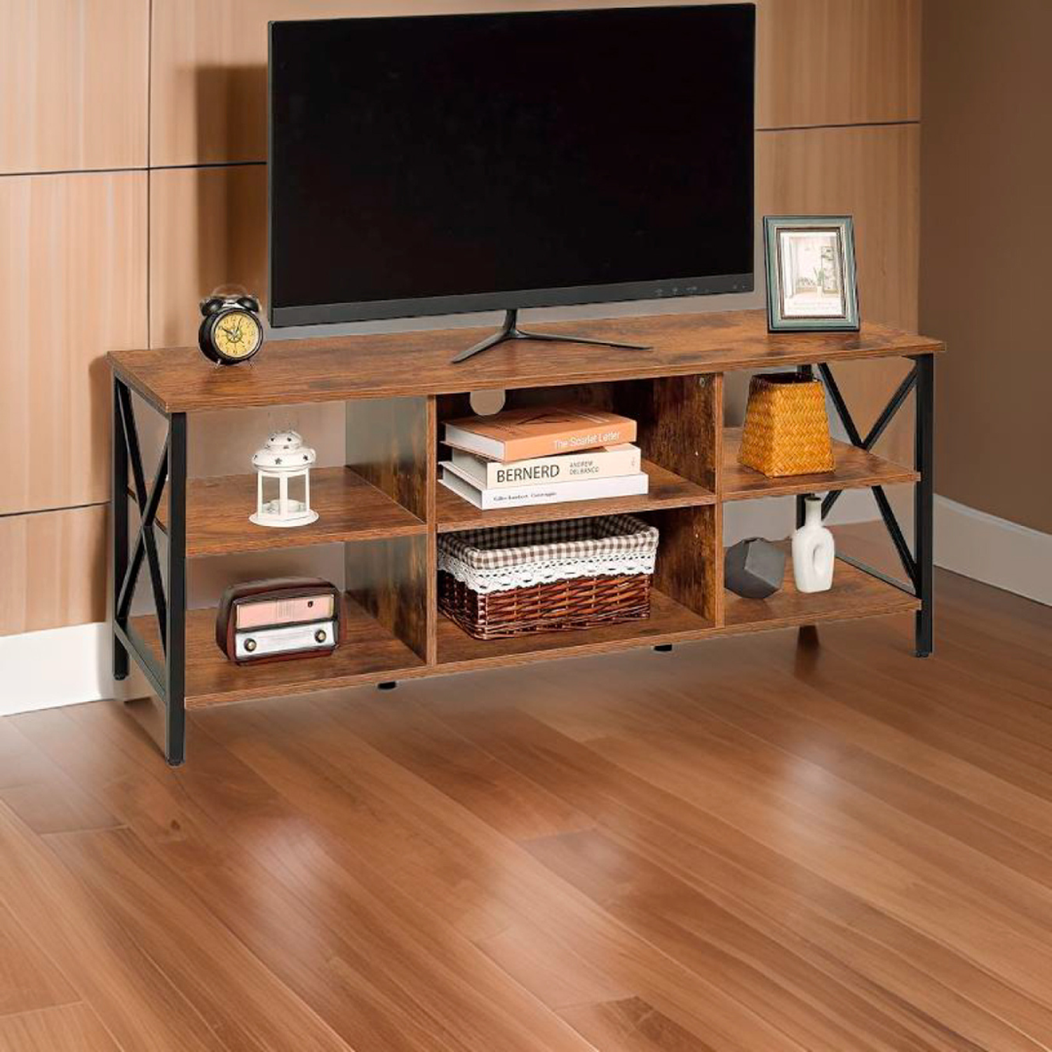 Rack o Arrimo Aura | Estilo Rústico e Industrial-4