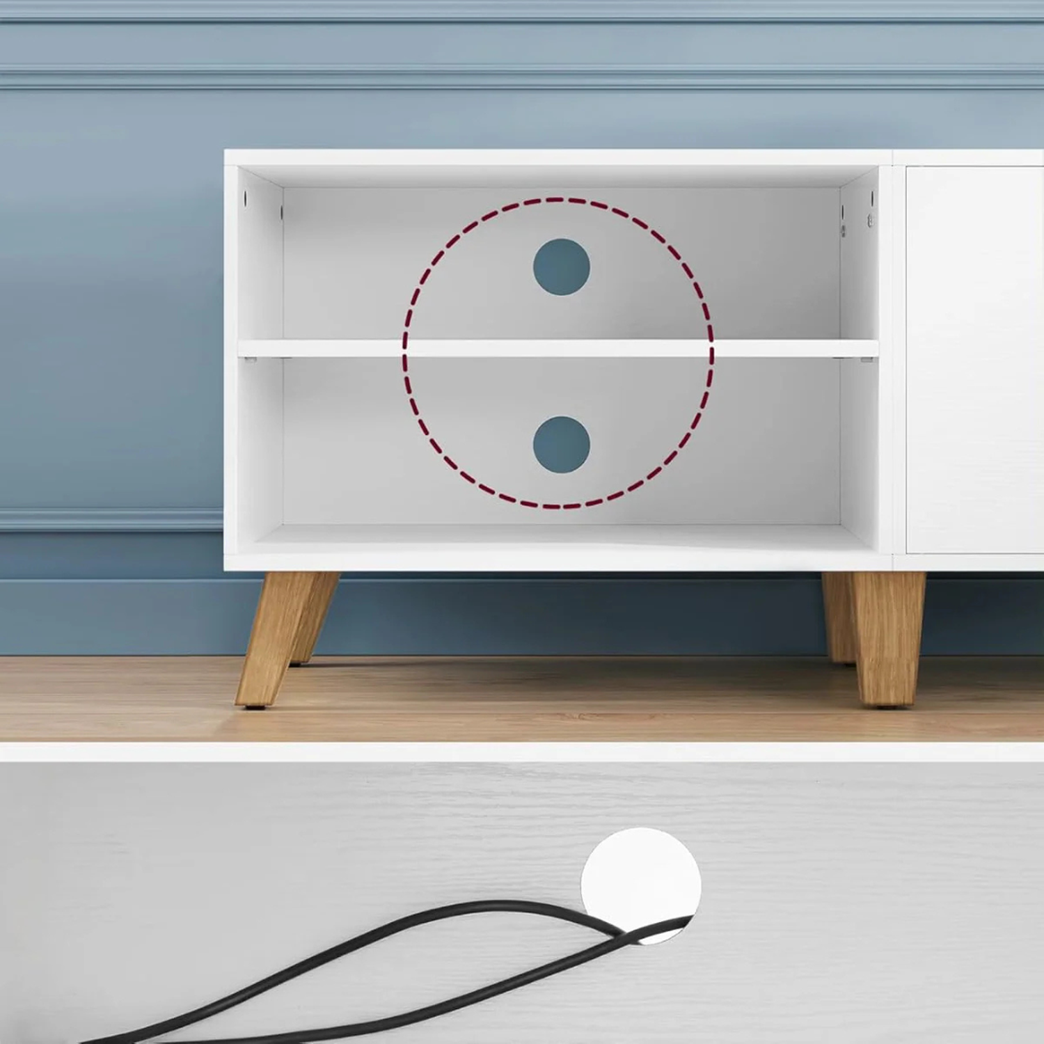 Rack para TV Liberty | Estilo Moderno y Funcional-3