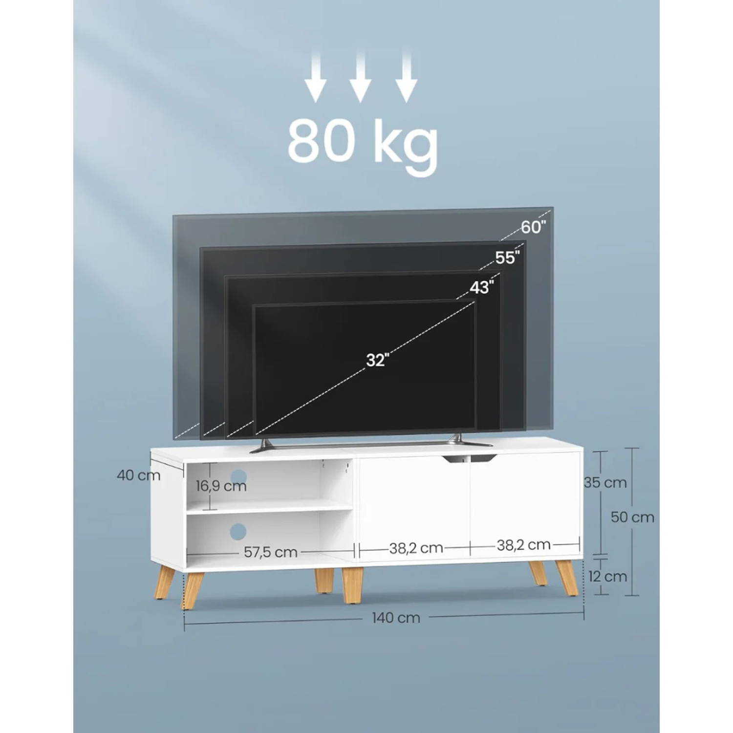 Rack para TV Liberty | Estilo Moderno y Funcional-6