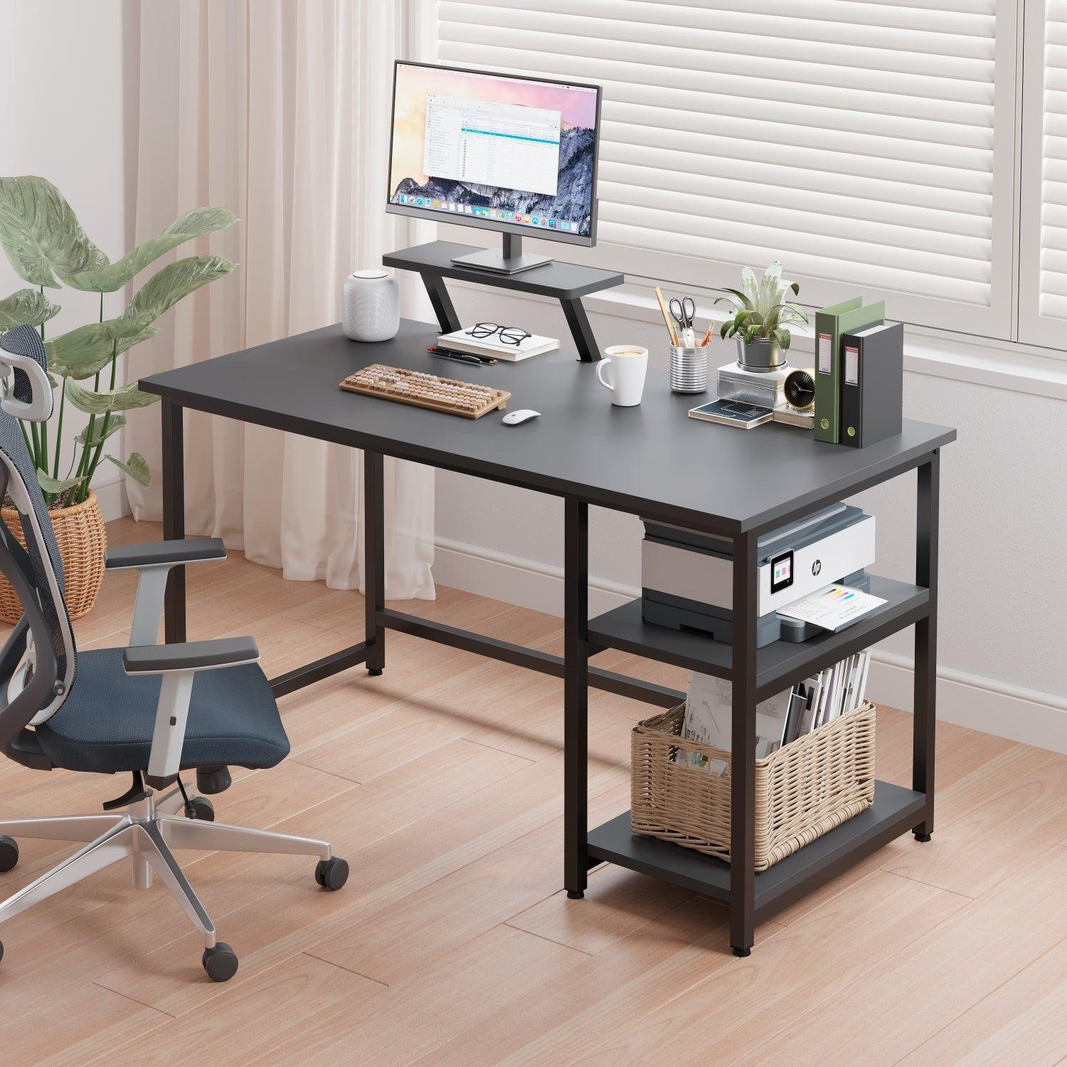 Escritorio Tiziano Negro 140cm | Estilo y Funcionalidad-0
