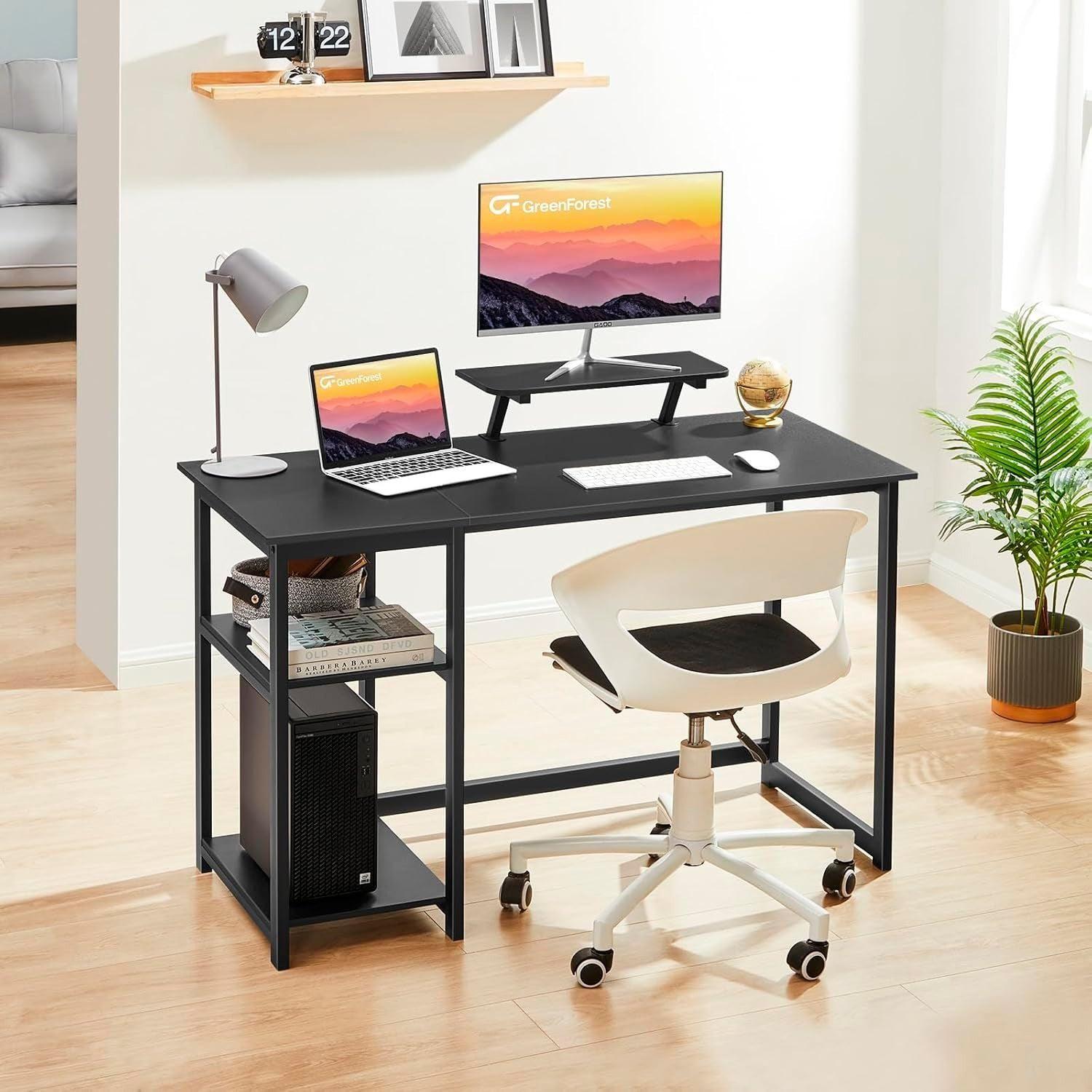 Escritorio Tiziano Negro 140cm | Estilo y Funcionalidad-4