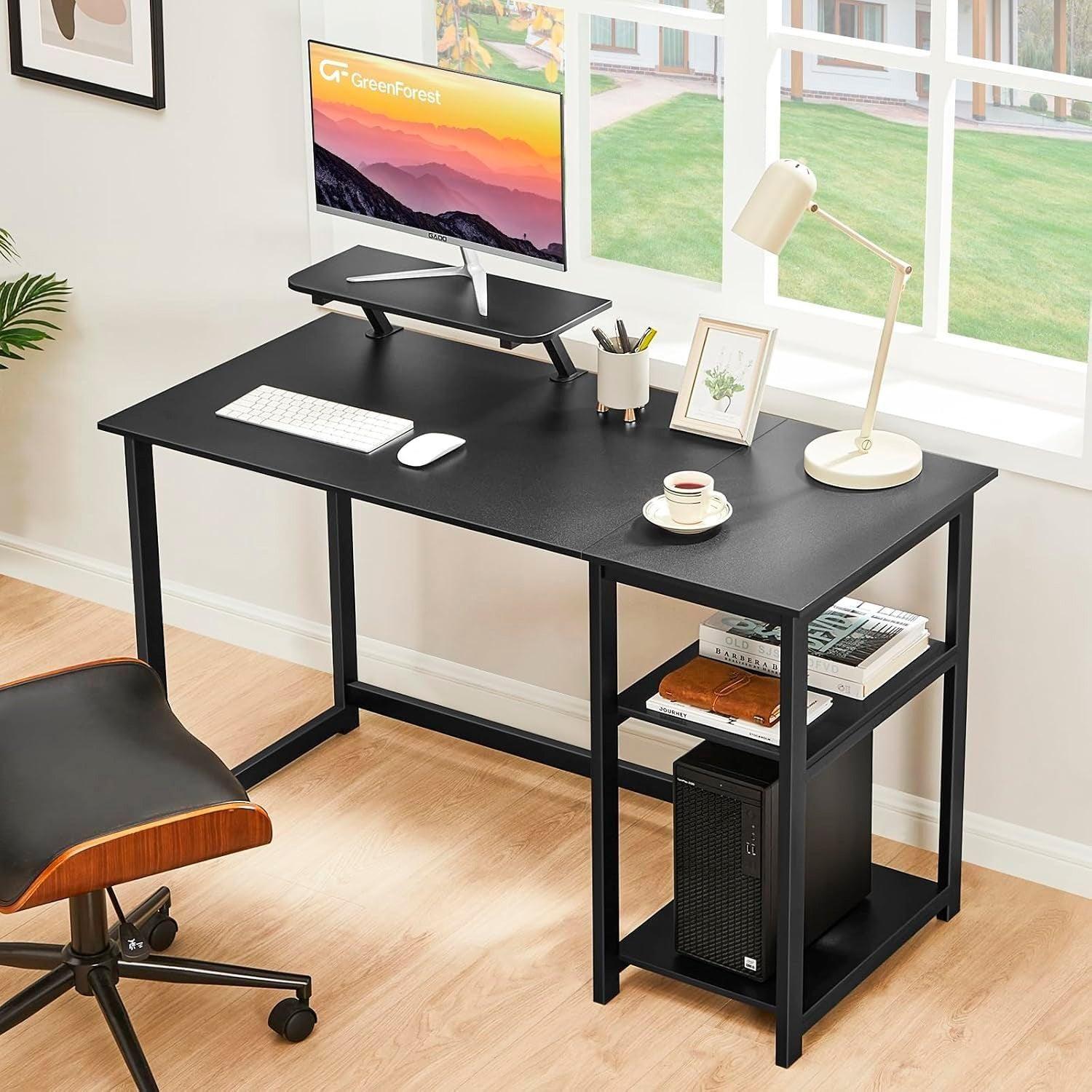 Escritorio Tiziano Negro 140cm | Estilo y Funcionalidad-5