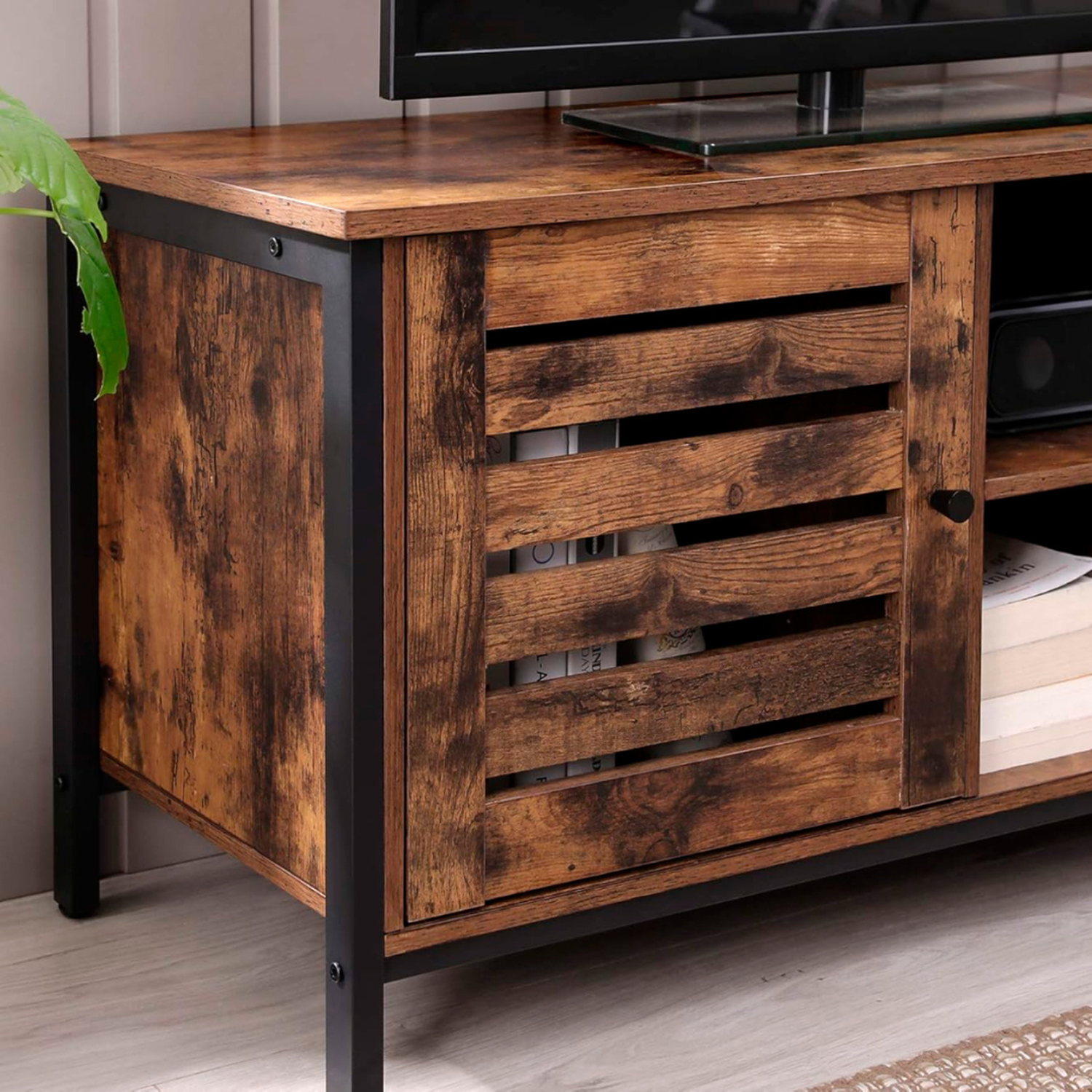 Rack Omero, Estructura de Metal y MDF-3