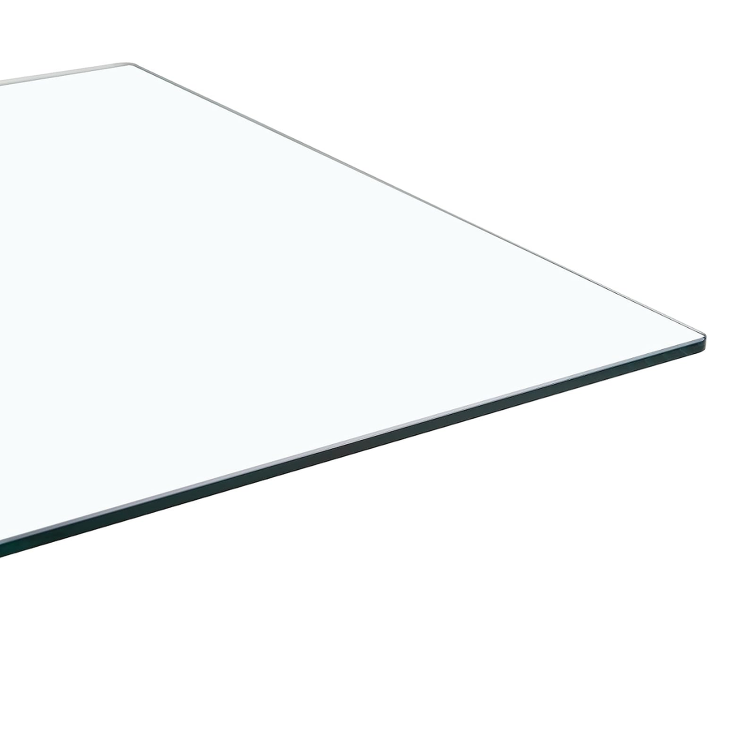 Mesa Rectangular Romina 140x80 | Moderna | Vidrio Templado | Dorado-2