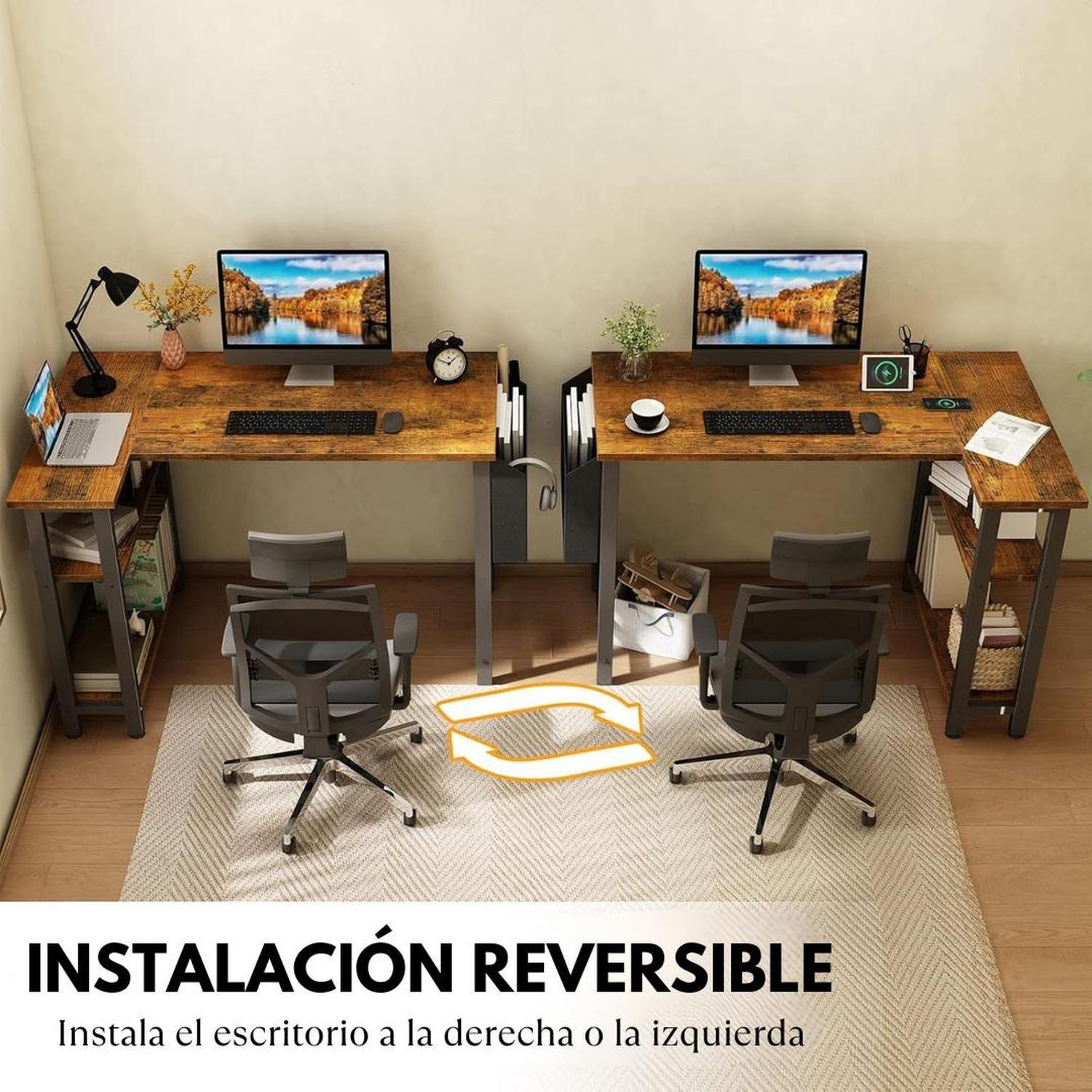 Escritorio Esquinero Silvano 120cm | Ideal Home Office-3