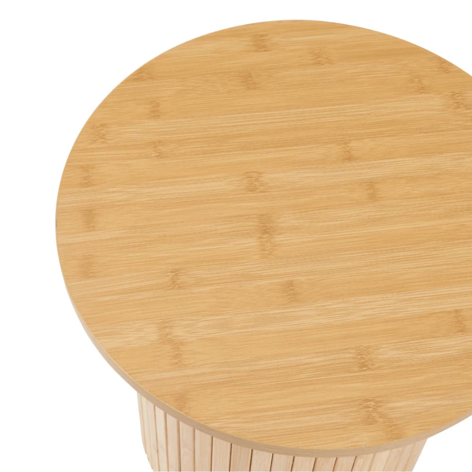 Mesa Auxiliar Redonda Karla D40 cm | Madera Natural-4