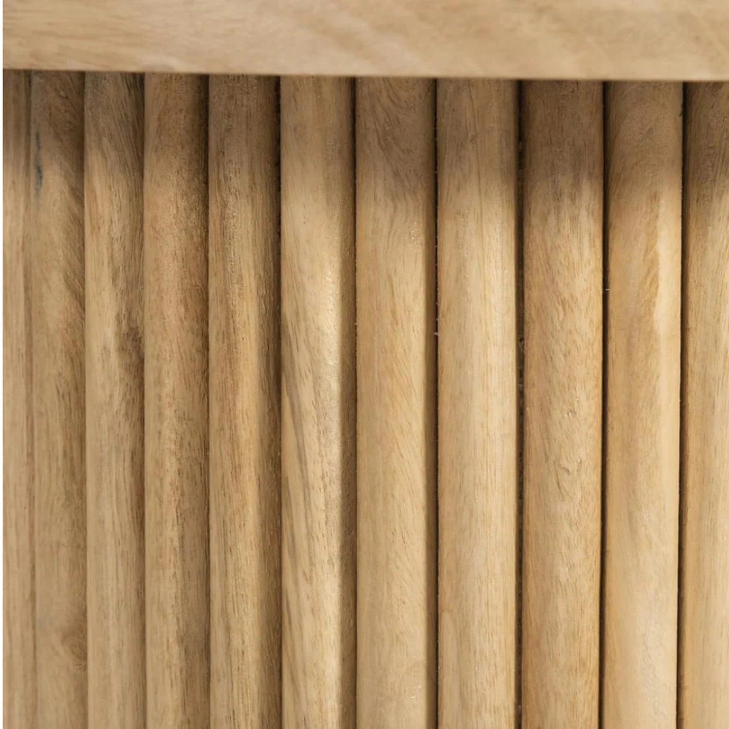 Mesa Auxiliar Redonda Karla D40 cm | Madera Natural-5