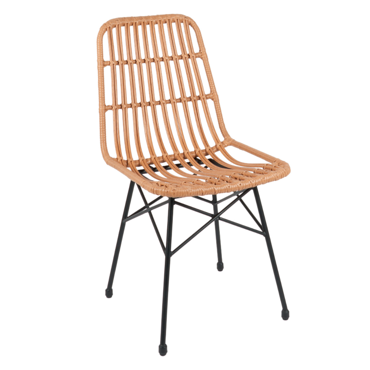 Pack 4 Sillas Grecia | Diseño en Rattan color Natural-3