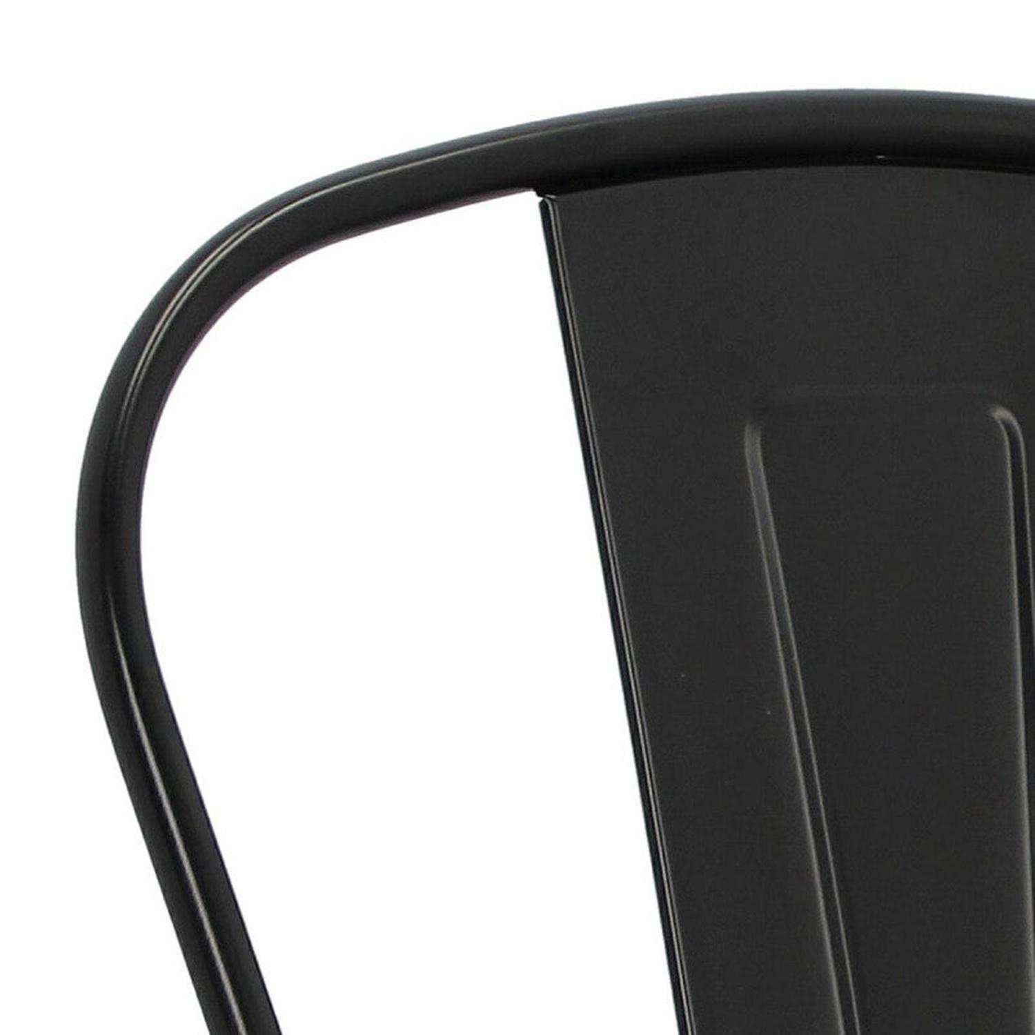 Silla Tolix | Metal y Madera Oscura | Resistencia al Exterior-3