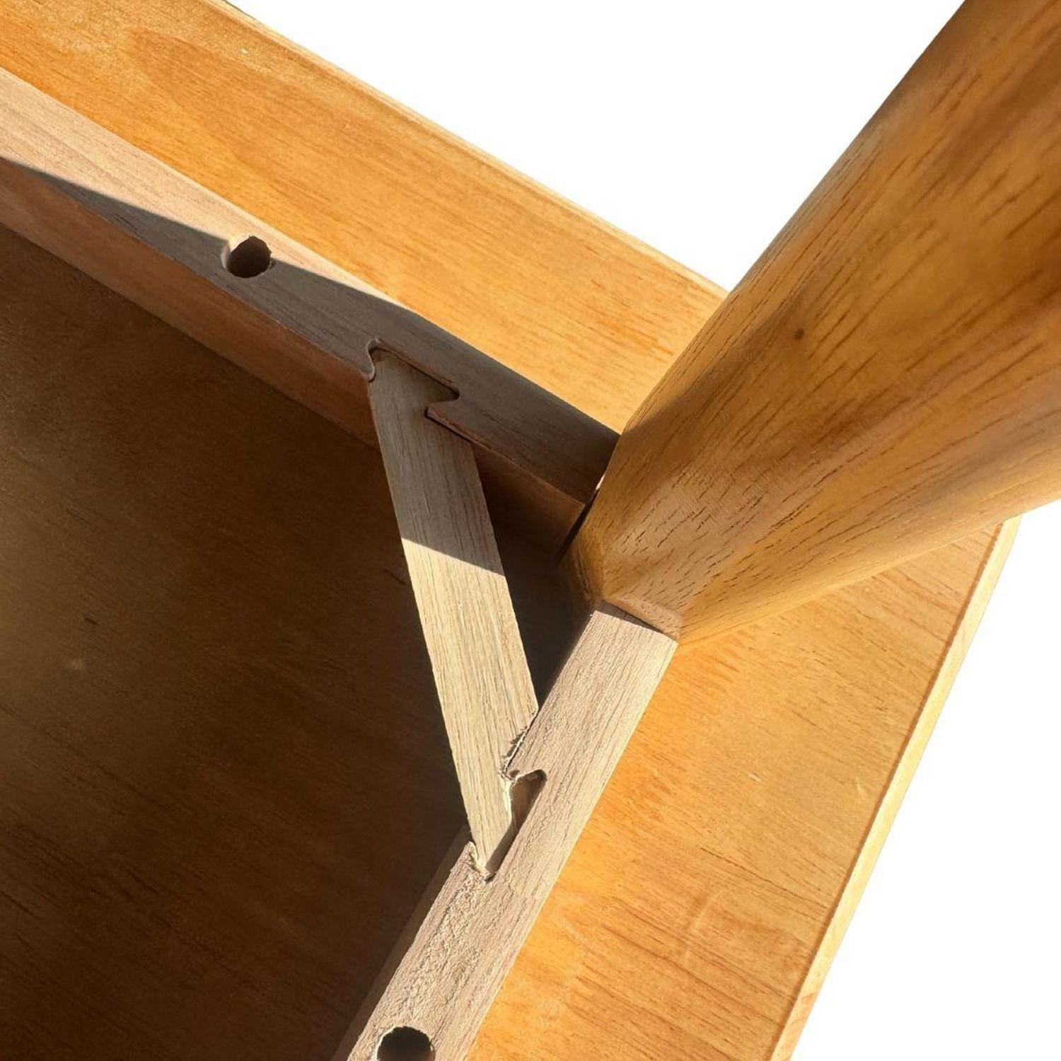 Mesa Cuadrada Cosmo 70x70 cm | Madera Natural-3