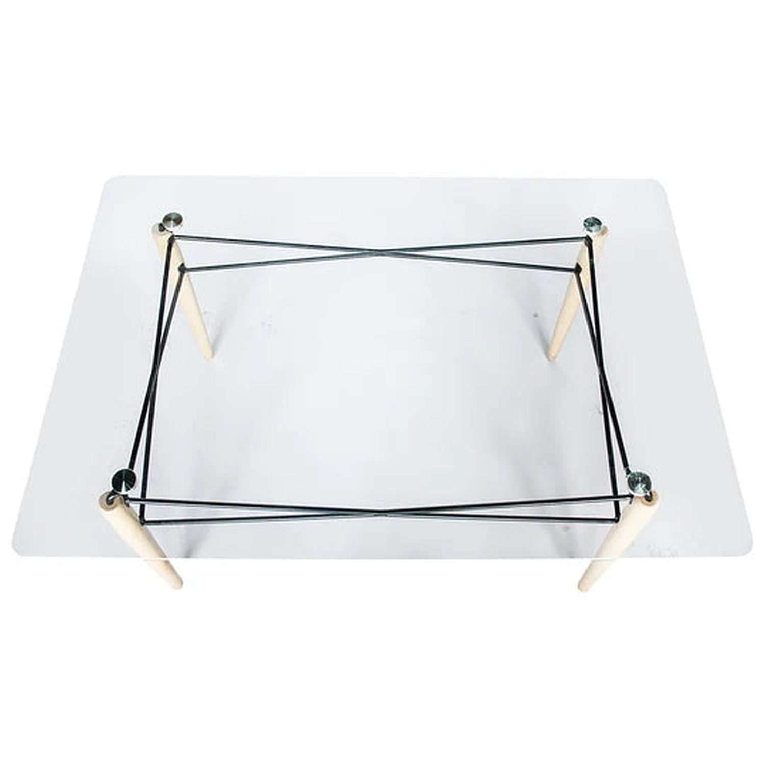 Mesa Rectangular Nórdica Noha 140x90 | Vidrio templado |-2