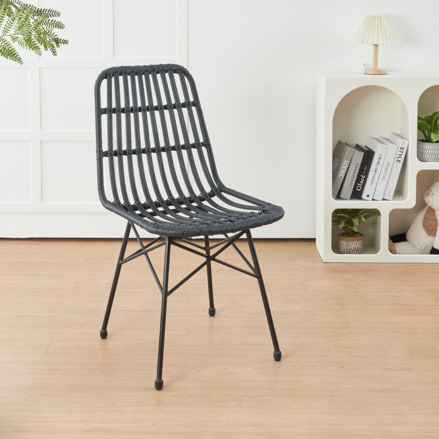 Silla Grecia Negro | Diseño en Rattan-5