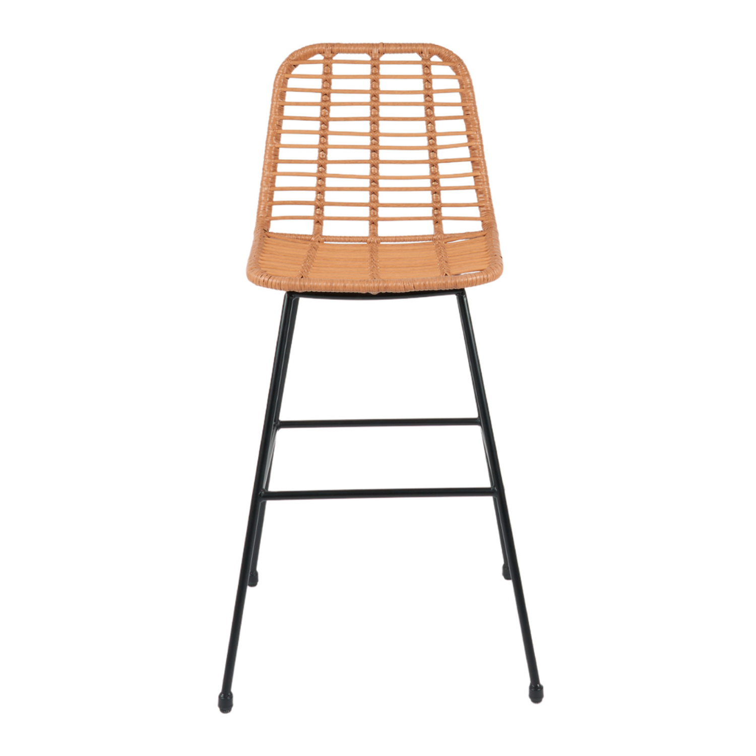 Pack 4 Taburete Piso Grecia Alto 75 cm | Rattan color Natural-4