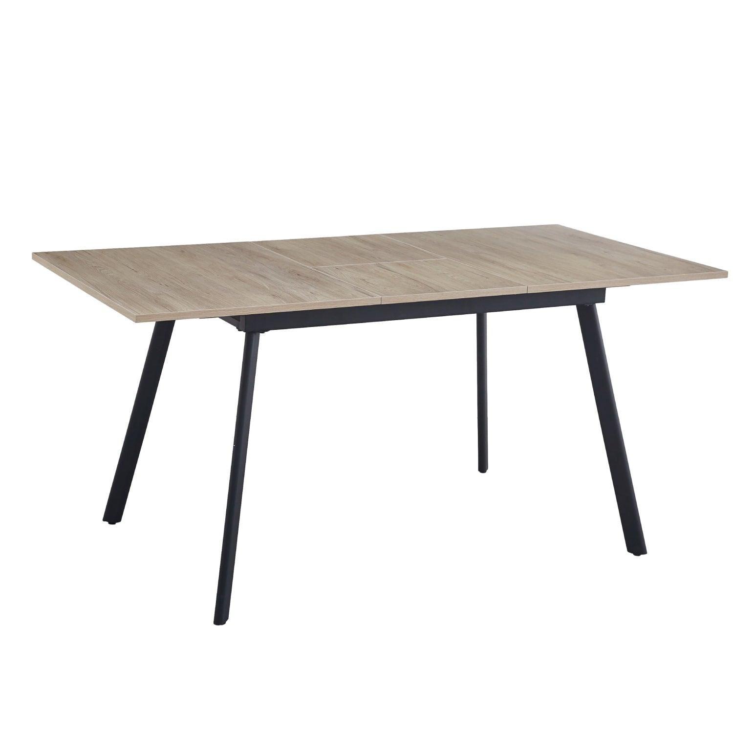 Mesa Expandible Atenas 120 a 160cm Claro | ¡Más Comensales!-0