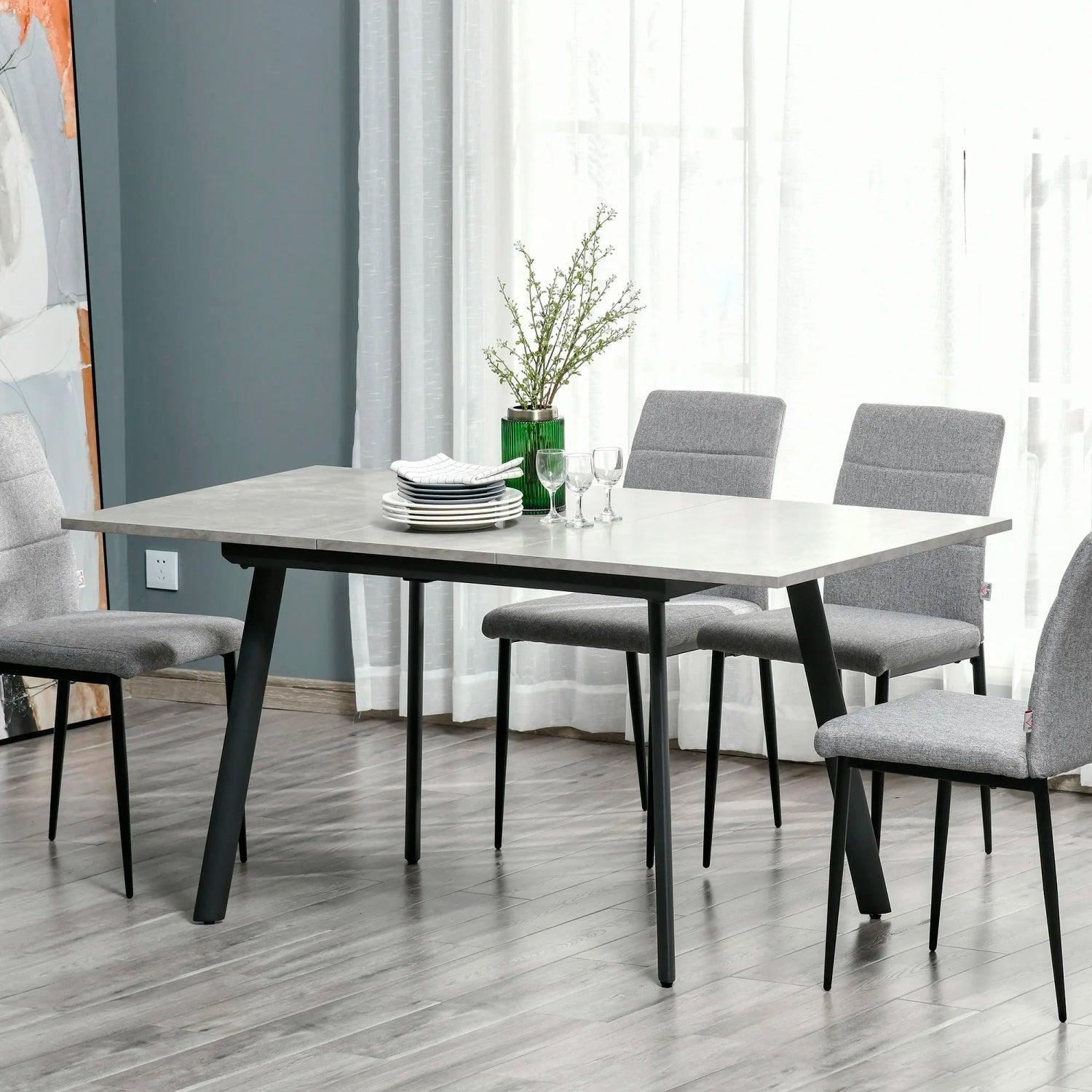 Mesa Expandible Atenas 120 a 160cm Claro | ¡Más Comensales!-4