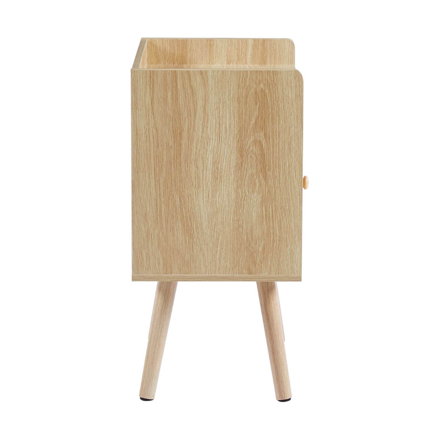 Velador Norlan: Elegante y funcional, con cajón y espacio extra-2