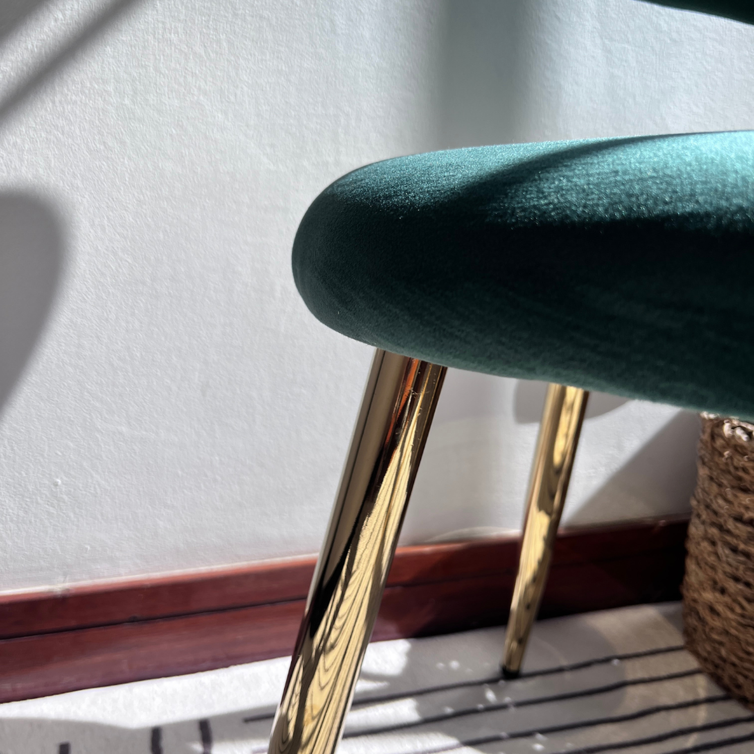 Sitial Sillón Siena Verde | Comodidad y Resistencia en Terciopelo-7
