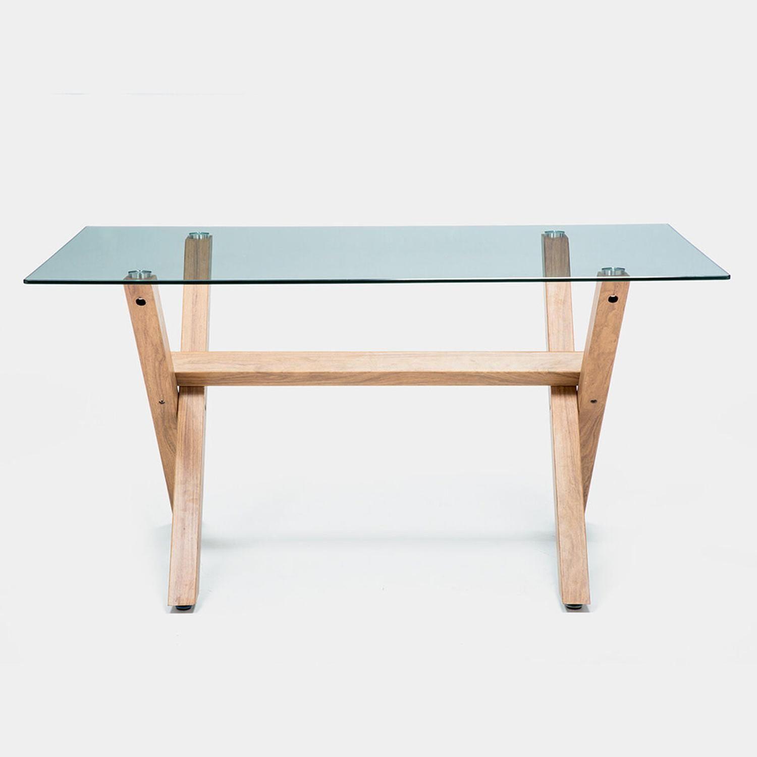 Mesa Rectangular Xinia 120x80 cm | Vidrio Templado-2