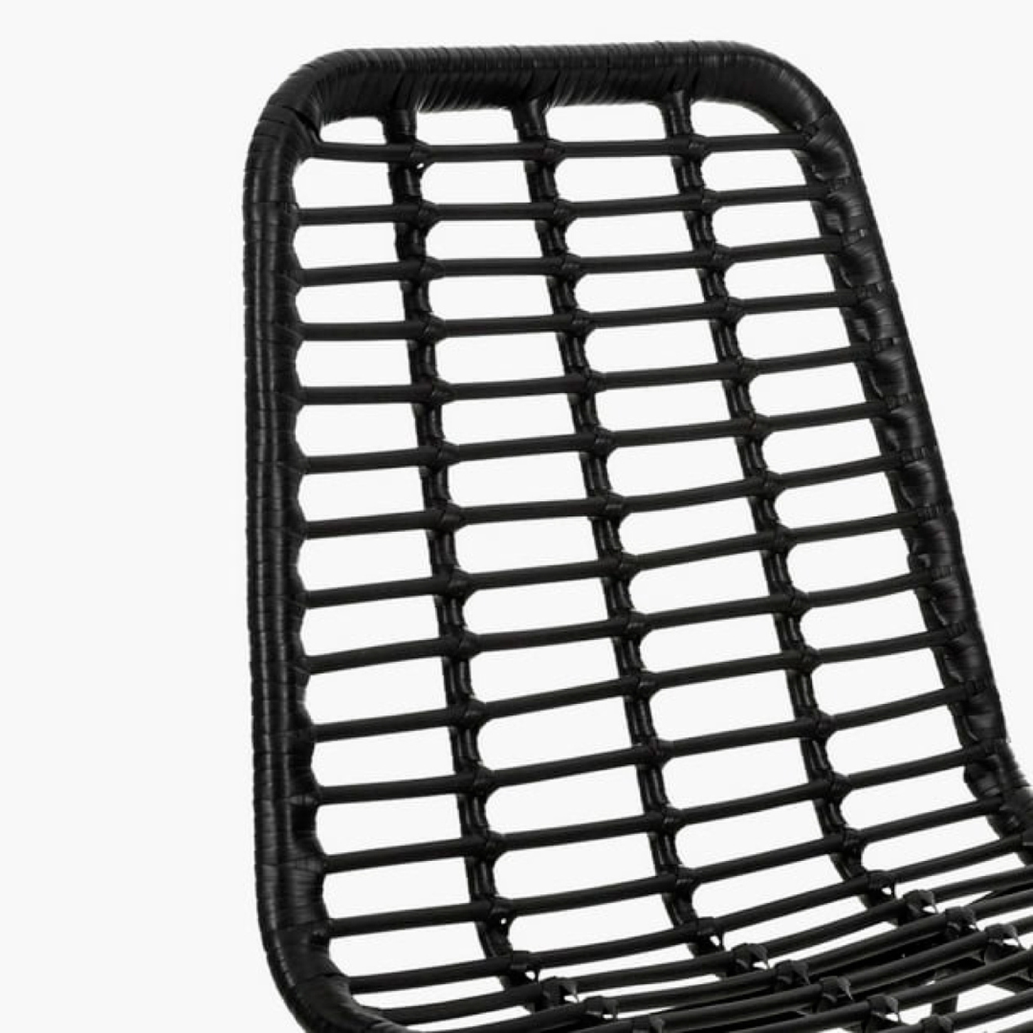Taburete Piso Grecia Alto 75 cm | Rattan Negro-3