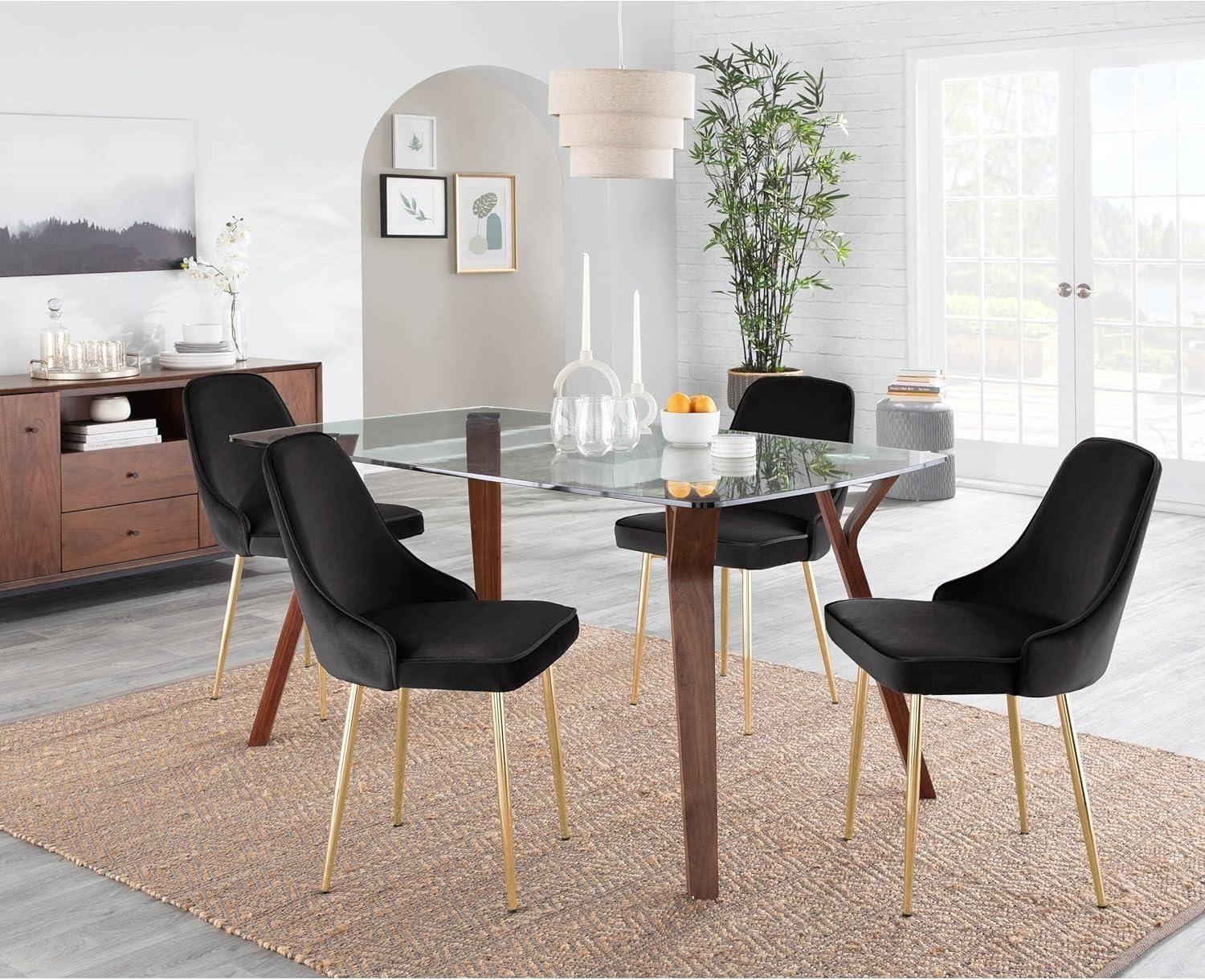 Sitial Paris Negro | Terciopelo | Elegancia y Confort-3