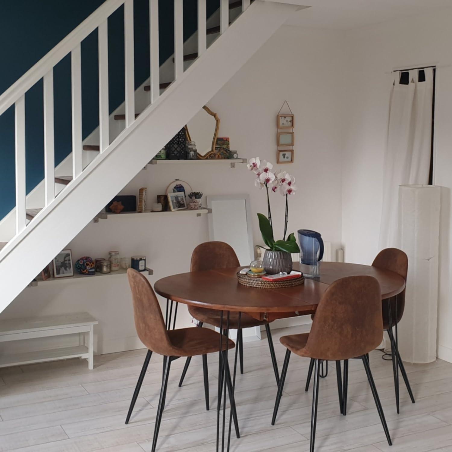 Silla Isidora Ecocuero Café | Elegancia y Comodidad-5