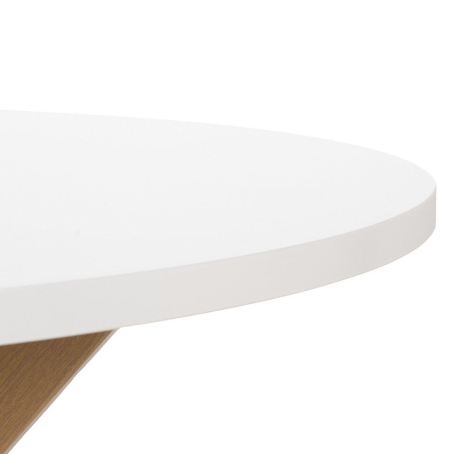 Mesa Redonda Equiz Blanca 120cm | Comedor u Oficina-4