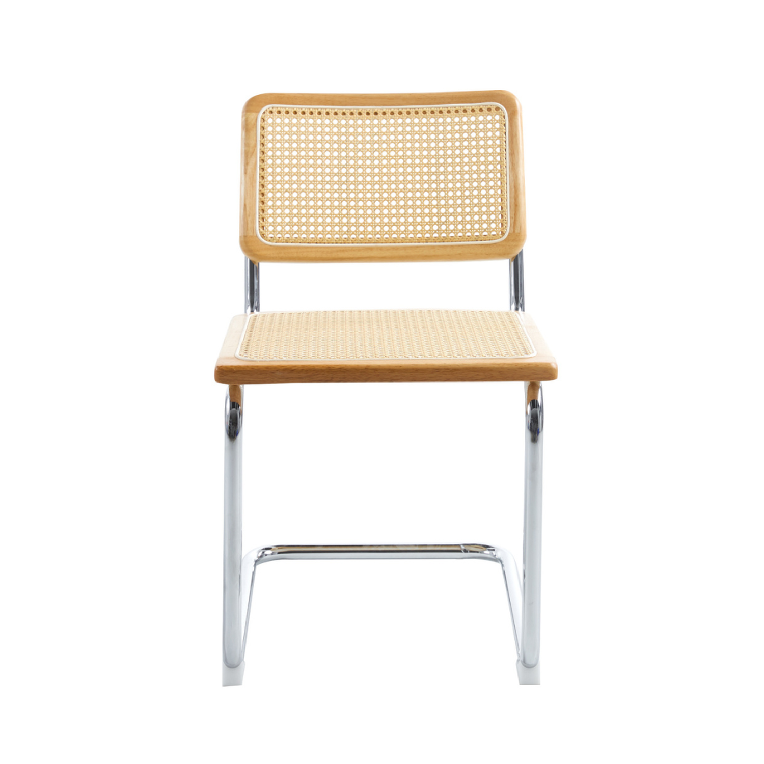 Pack 2 Silla Voladiza color Natural | Ratan & Metal | Comedor/Living-7
