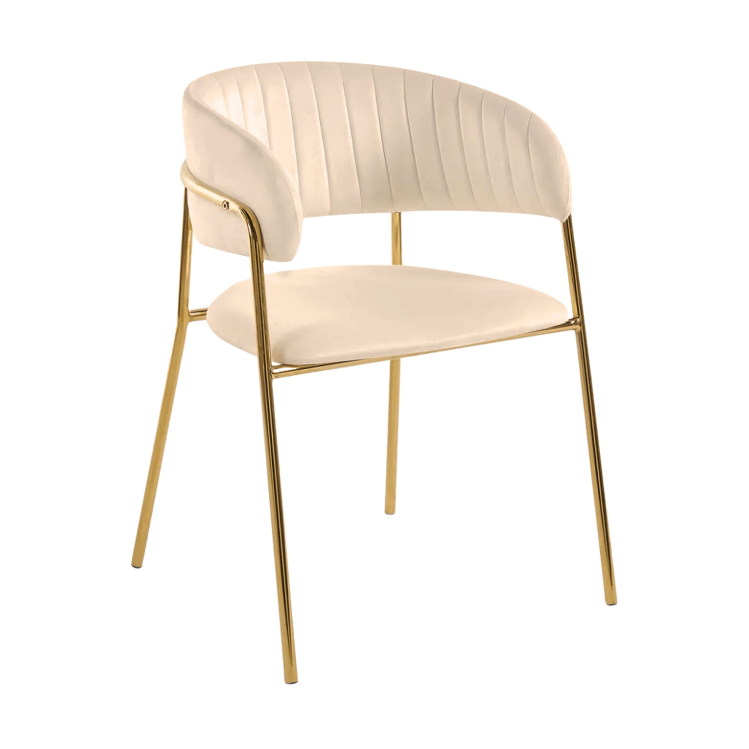 Sitial Butaca Maoz | Terciopelo Beige | Comodidad y Estilo-0